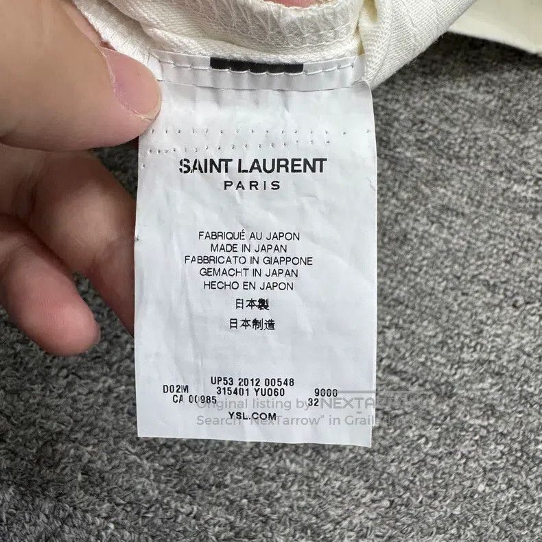 Saint Laurent Paris Saint Laurent Paris Solid Color Denim Pants Size US 32 / EU 48 - 3 Thumbnail