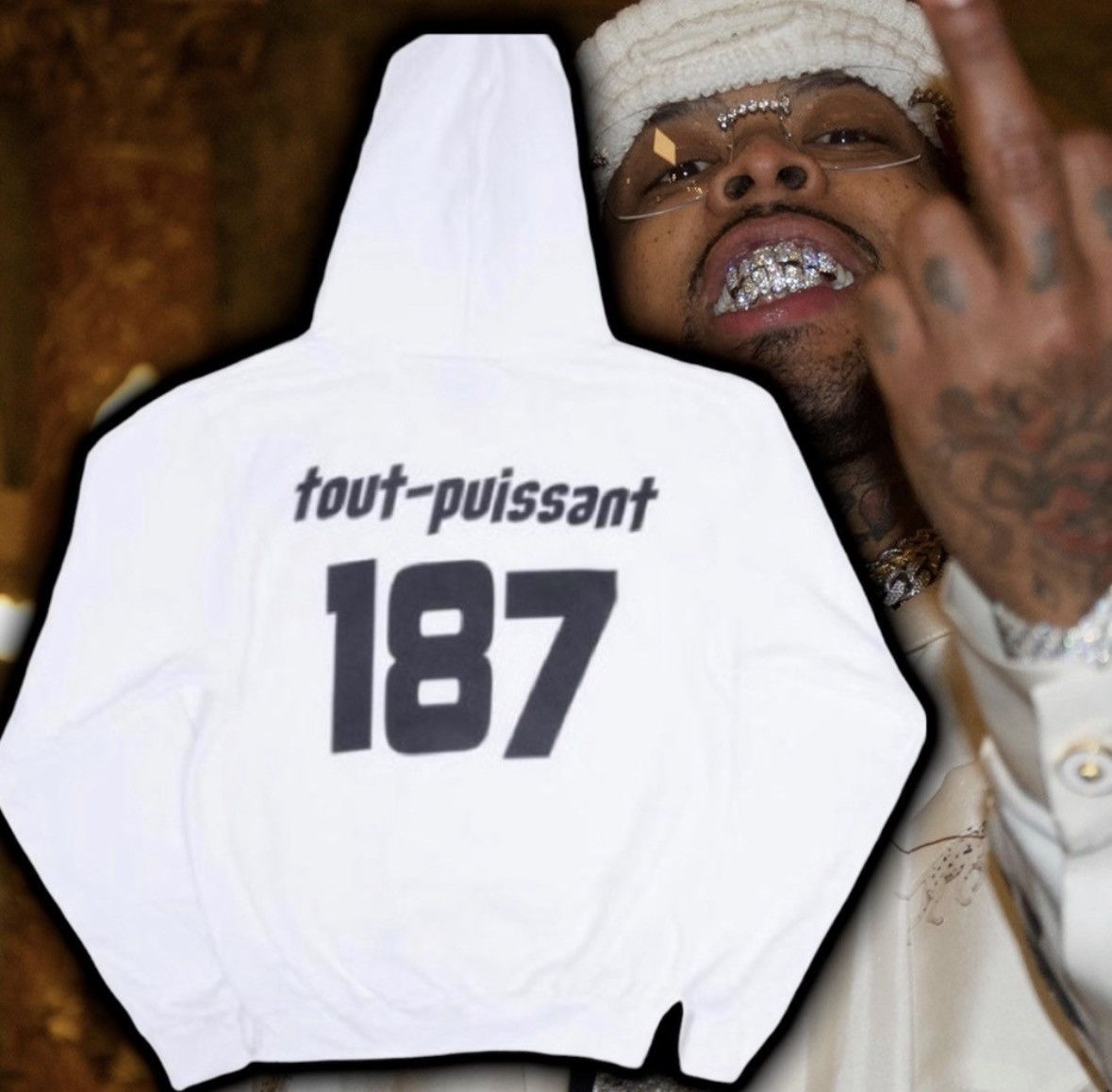 Rap Tees Pray for Paris scorpion 🦂 Hoodie Size US M / EU 48-50 / 2 - 3 Thumbnail
