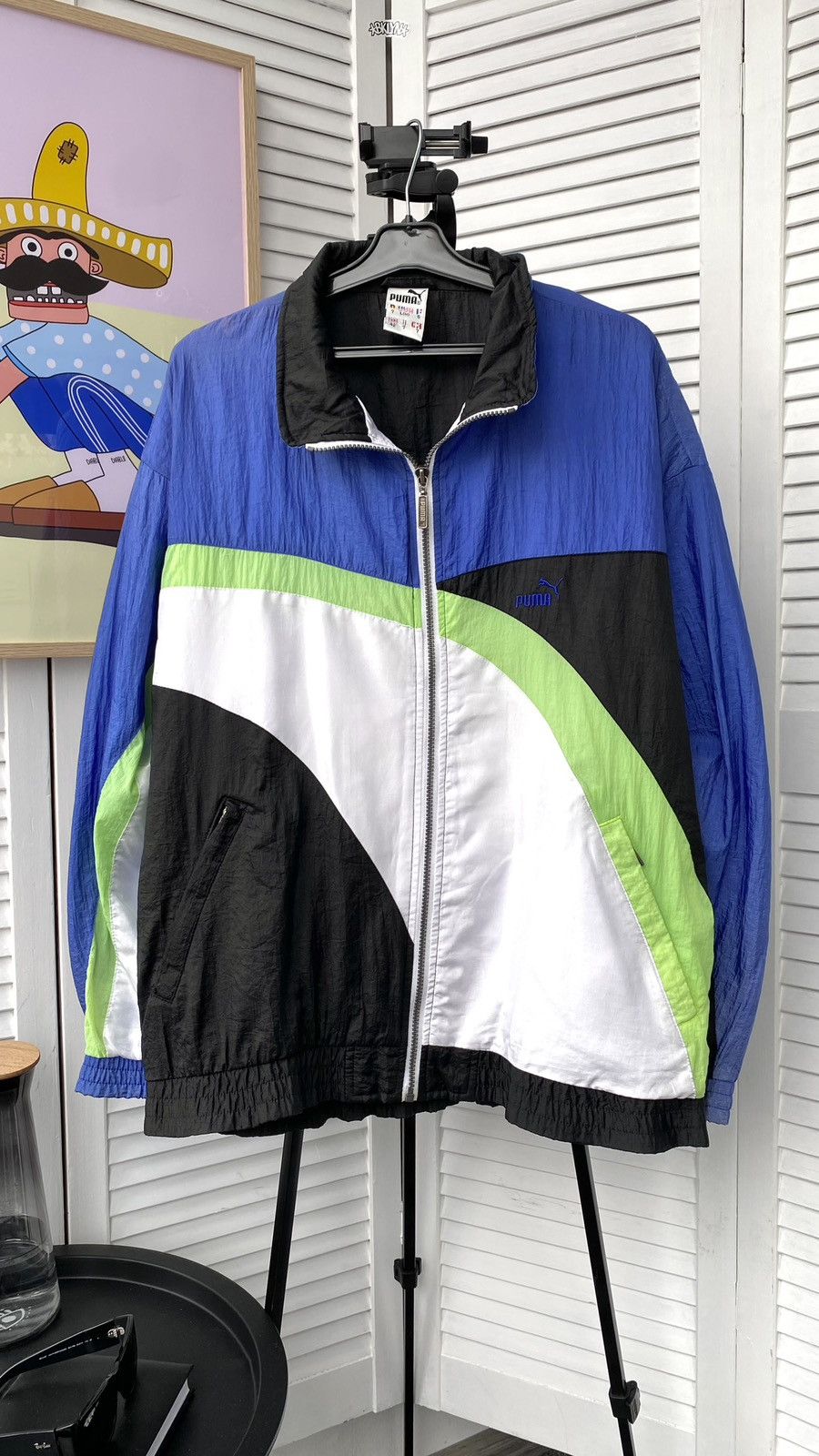 Puma × Vintage Vintage Puma Track Retro Jacket 90s 80s Size US L / EU 52-54 / 3 - 3 Thumbnail