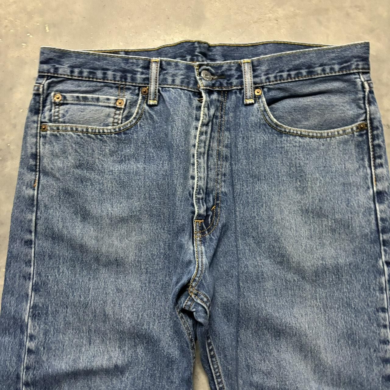 Levi's × Vintage Crazy Vintage Y2K/2000s Grunge Medium Wash Levi’s Essential Denim Jeans! Size US 36 / EU 52 - 5 Thumbnail