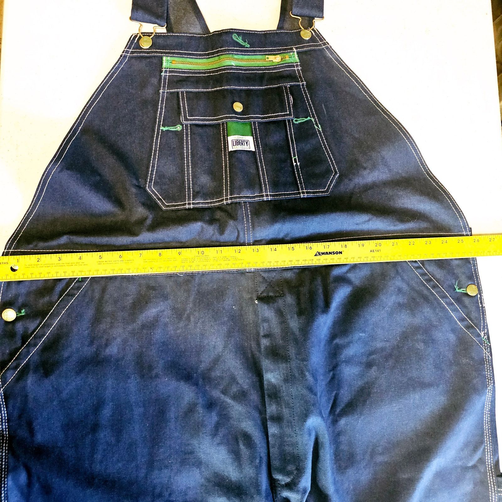 Liberty Liberty Bib Overalls Denim Dark Wash 100% Cotton 48x30 3225 Size US 44 / EU 60 - 10 Thumbnail