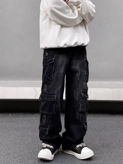 Japanese Brand Atsuko x Miki Black High Street Vintage Casual Jeans Pants Size US 31 - 2 Thumbnail
