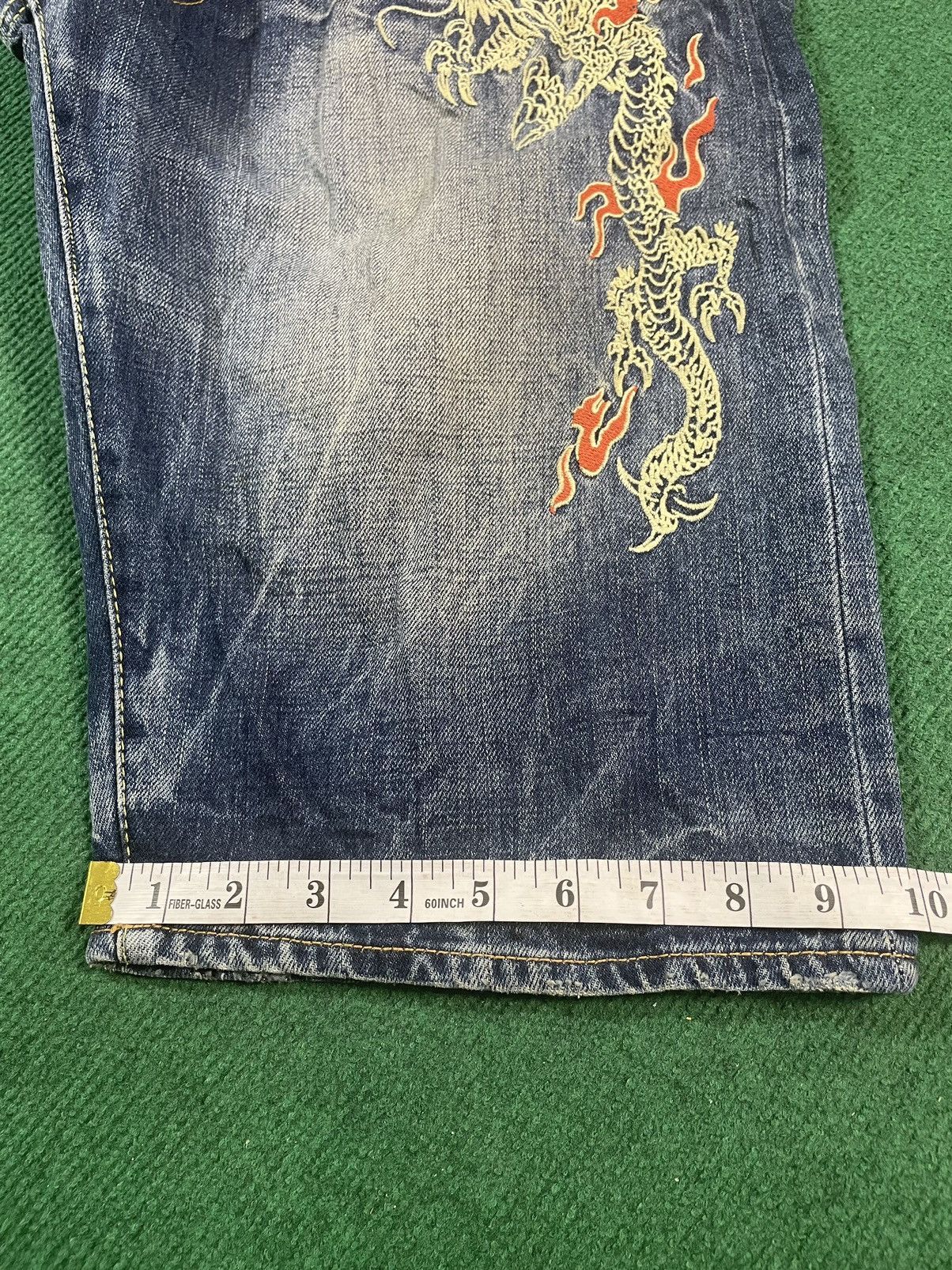 Eternal Vintage Eternal Dragon Embroidered Short Jeans Size US 34 / EU 50 - 15 Thumbnail