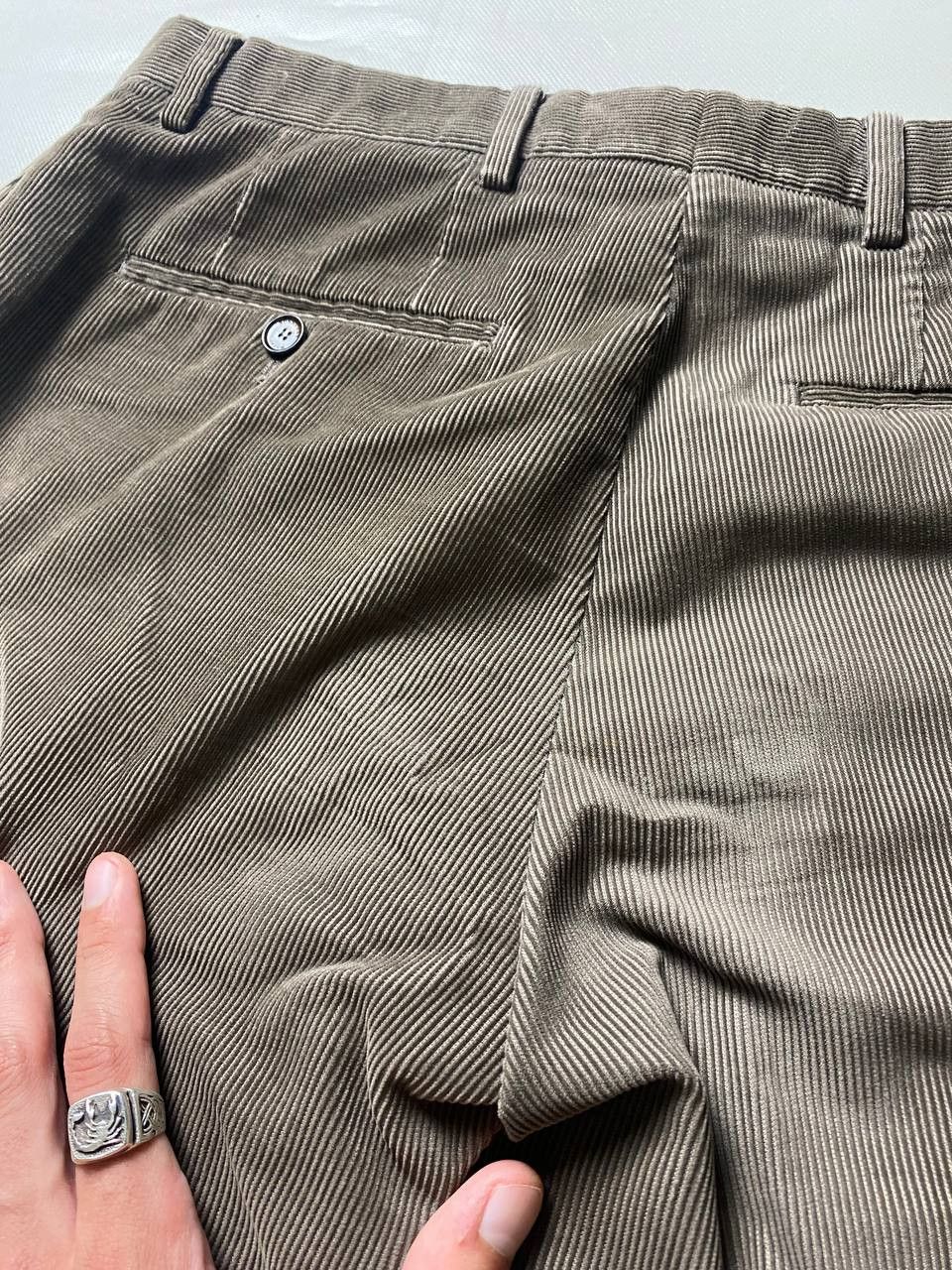 Burberry × Vintage Burberry London Velvet Pants Size US 30 / EU 46 - 13 Thumbnail