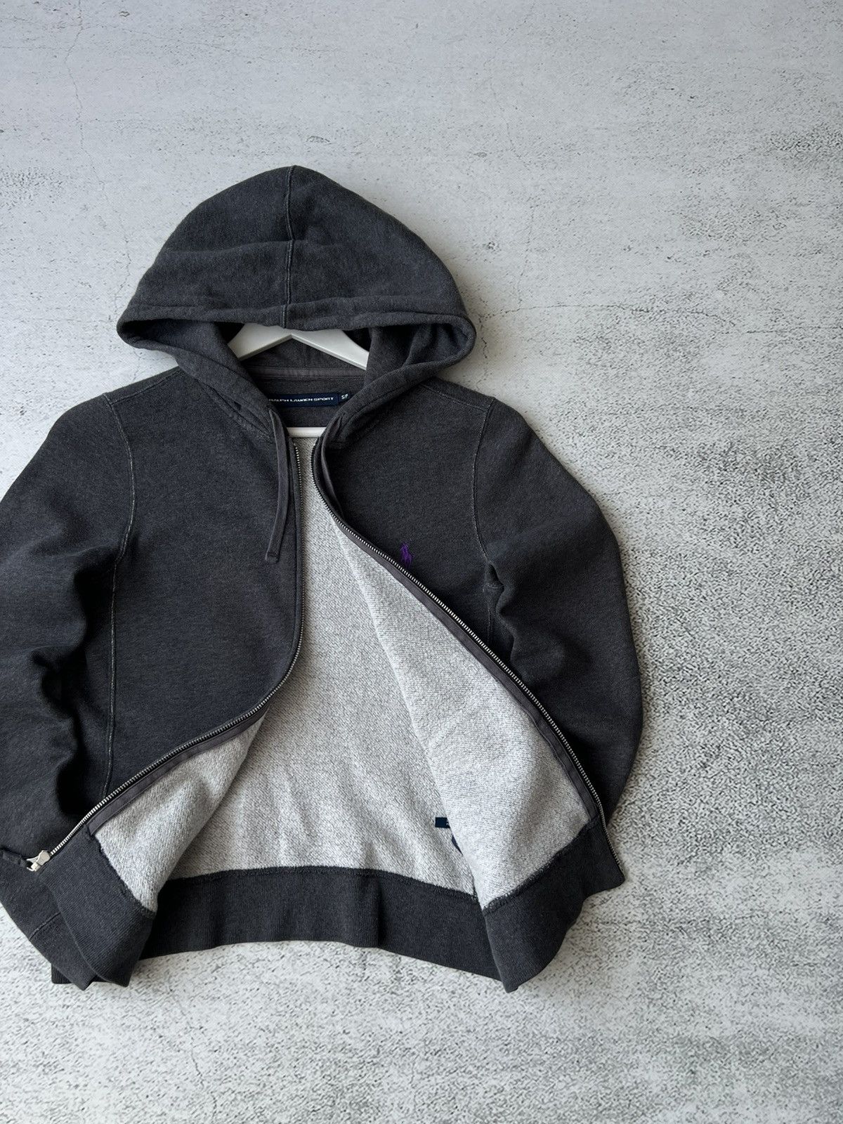 Polo Ralph Lauren 💜 Polo Ralph Lauren Vintage Women’s Zip Hoodie – Size S Size S / US 4 / IT 40 - 7 Thumbnail
