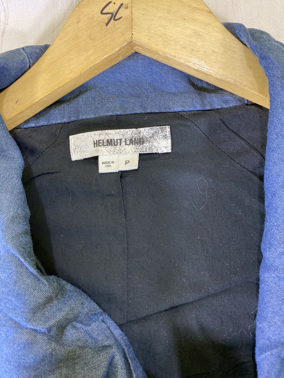 Helmut Lang assymetric denim hybrid jacket Size S / US 4 / IT 40 - 3 Thumbnail