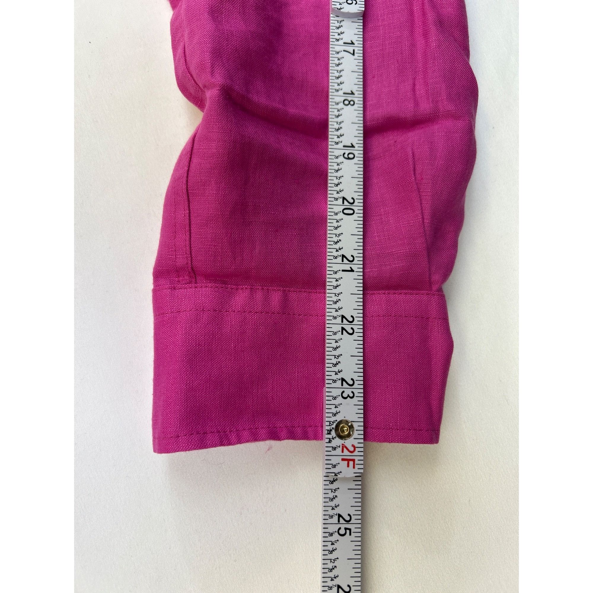Polo Ralph Lauren Lauren Ralph womens pink linen shirt size S SKU 6978 Size S / US 4 / IT 40 - 10 Thumbnail
