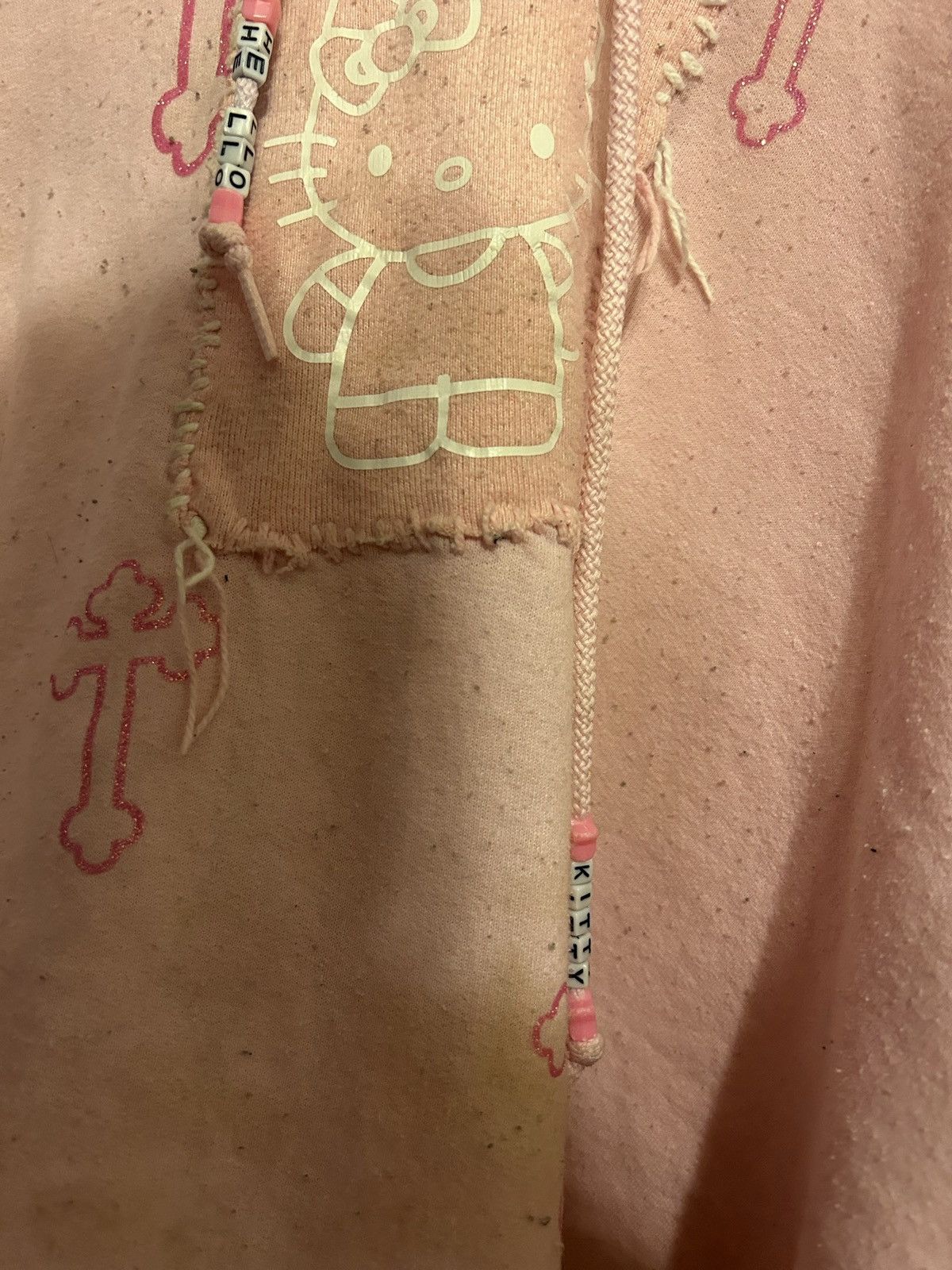 Other Oversized Hello kitty custom hoodie with kitty ears Size US XL / EU 56 / 4 - 4 Thumbnail