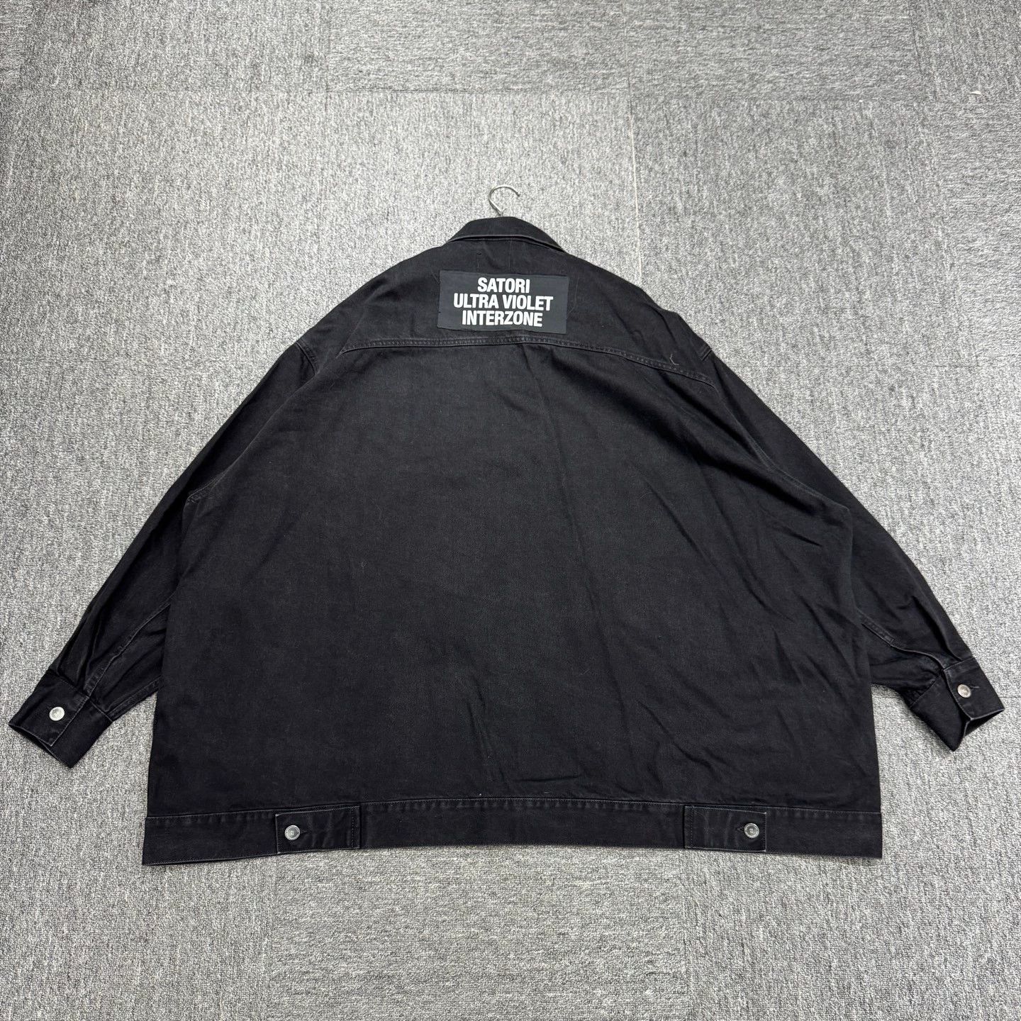 Raf Simons Raf Simons Leather Tag Oversized Denim Jacket S Size US S / EU 44-46 / 1 - 5 Thumbnail