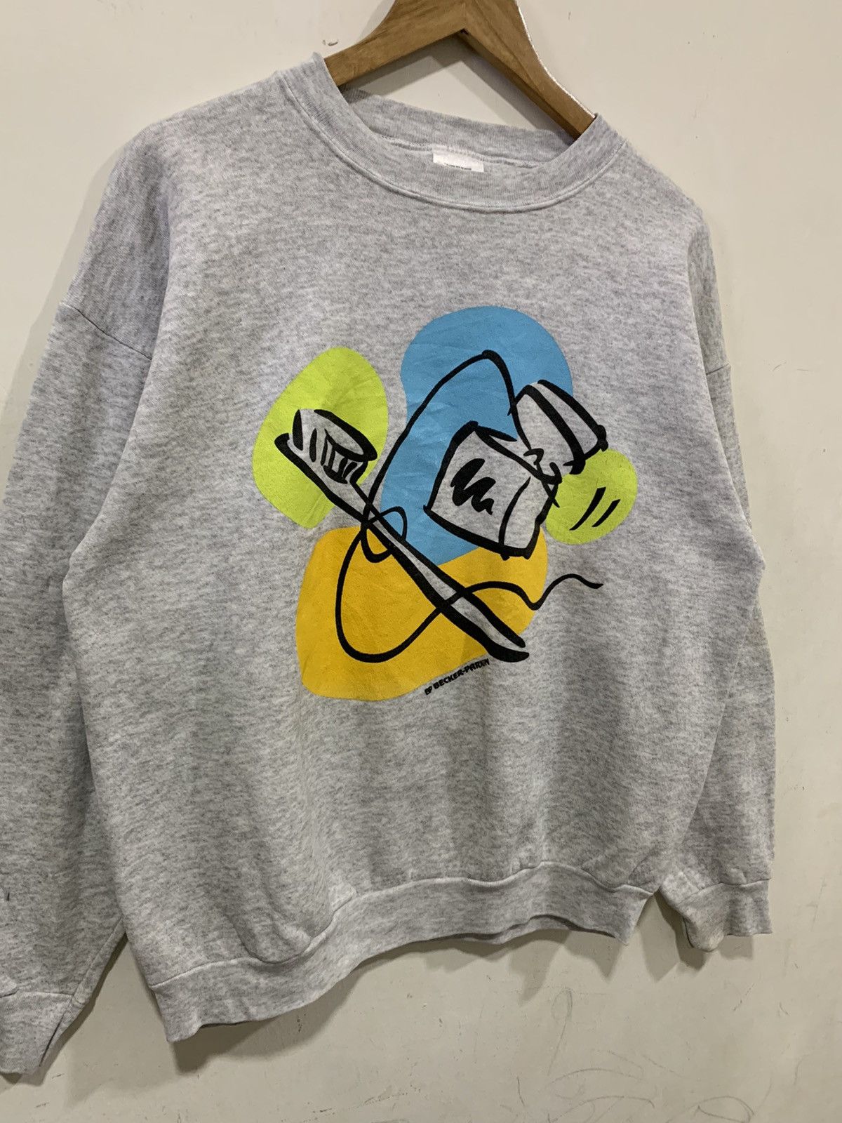 Tultex Vintage Becker Parkin Art Crewneck Size US L / EU 52-54 / 3 - 4 Thumbnail