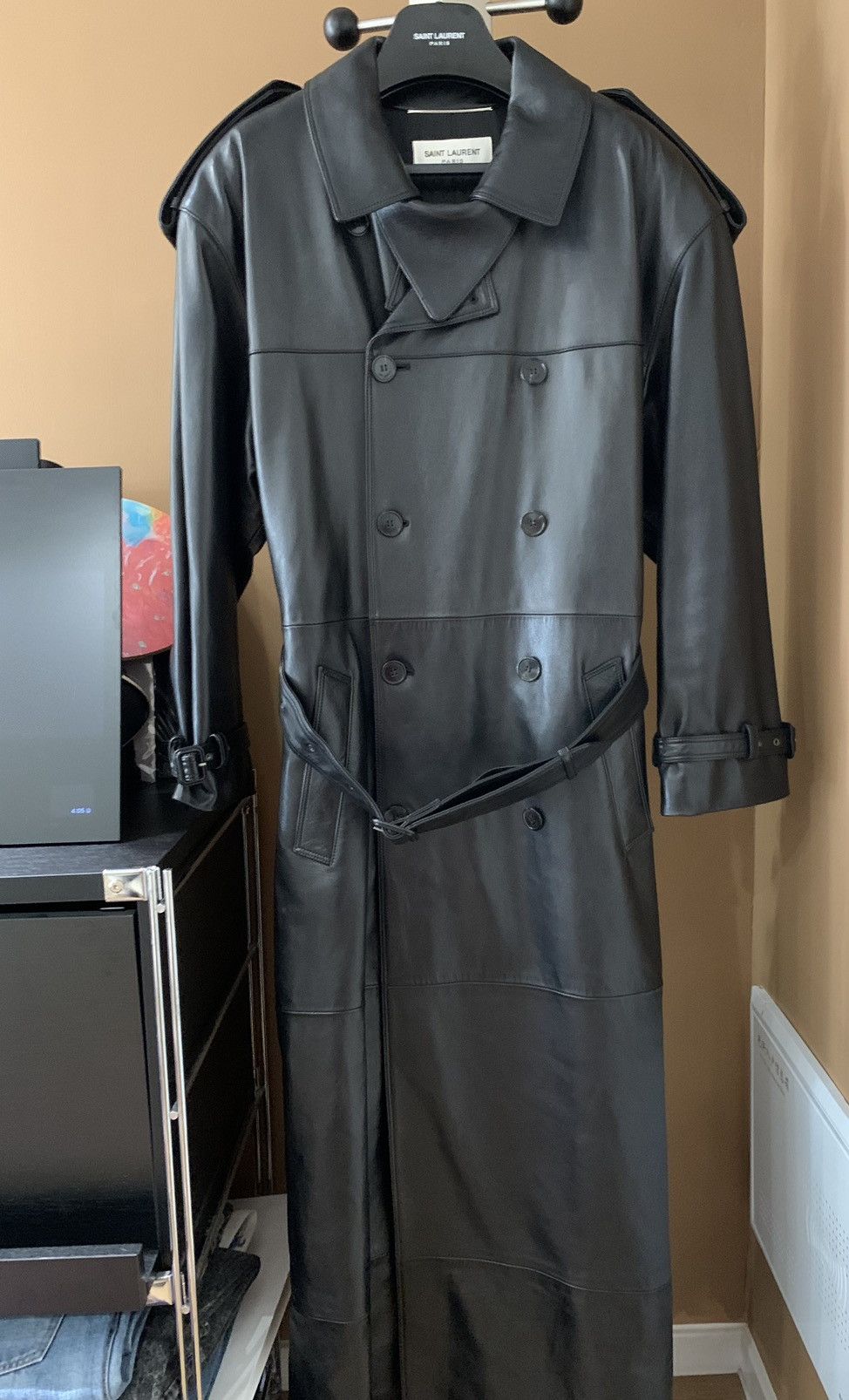 Saint Laurent Paris Saint Laurent 2023FW Lambskin Trench Coat Size US M / EU 48-50 / 2 - 1 Thumbnail