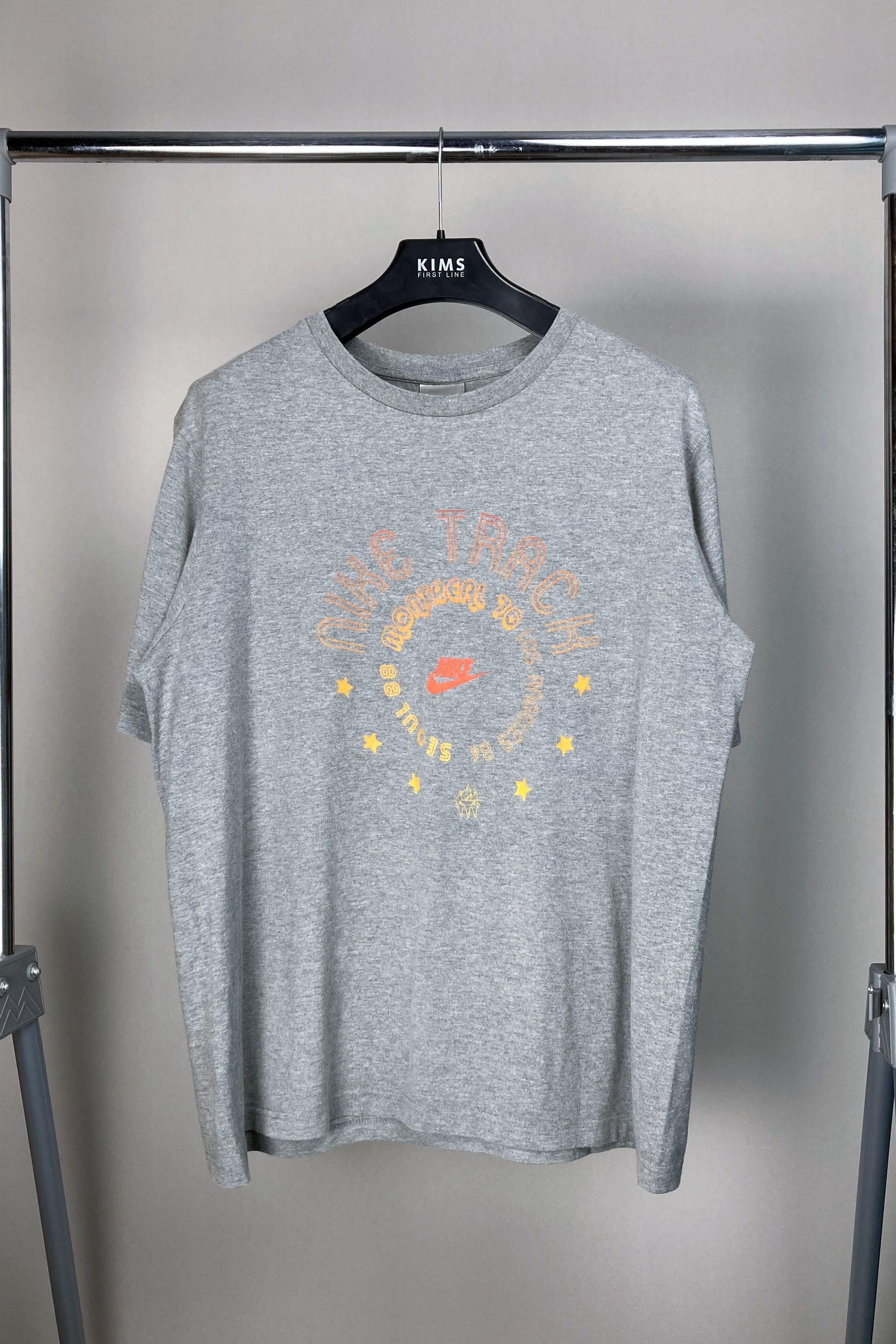 Nike Vintage Y2K 00s Nike Track Gray Crewneck Oversized Tshirt Size US XL / EU 56 / 4 - 1 Thumbnail