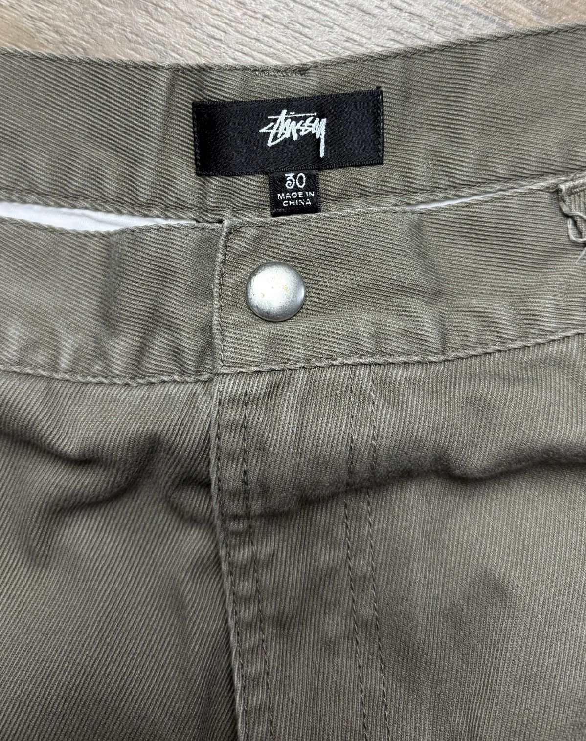 Stussy Stussy Chino Work Pant (Olive/Moss) Size US 30 / EU 46 - 3 Thumbnail