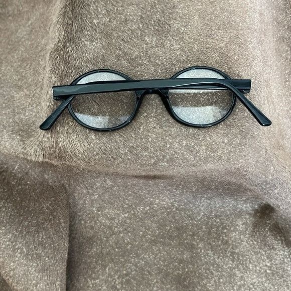 Otto Alex S German Hand Crafter Round OTTO Black Eyewear Frame Size ONE SIZE - 3 Thumbnail