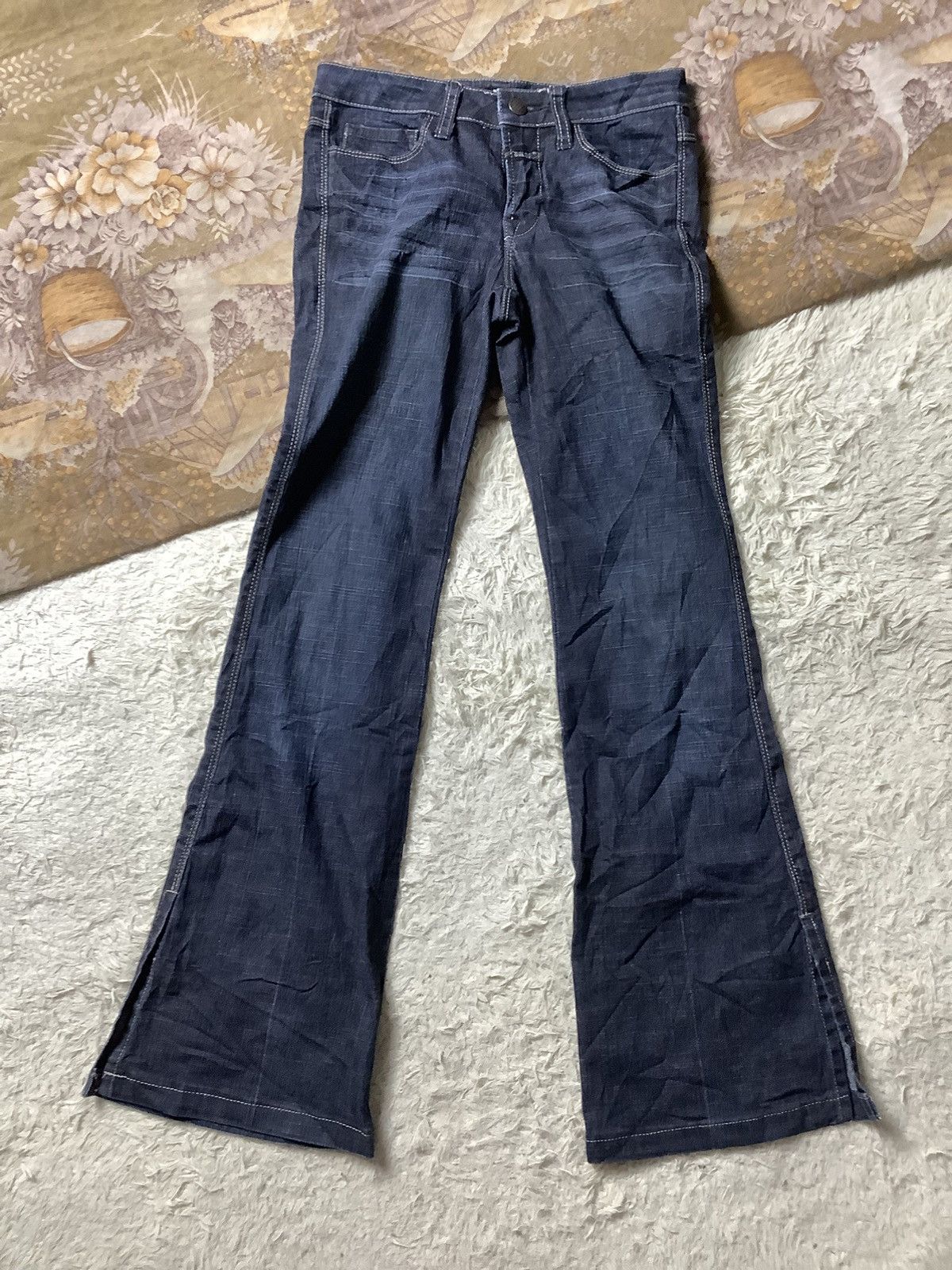 Japanese Brand × Marithe + Francois Girbaud Marithe Francois Girbaud Faded Blue Flare Jeans Size US 26 / EU 42 - 1 Thumbnail
