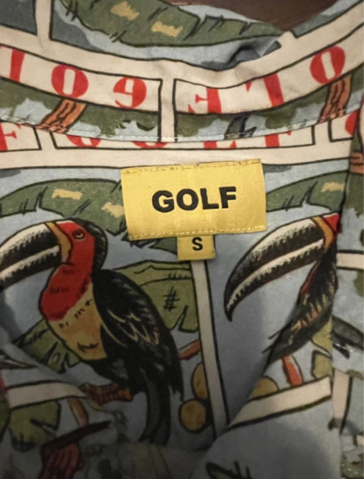 Golf Wang Golf Wang Toucan Print Button-Up Shirt Size US S / EU 44-46 / 1 - 3 Thumbnail