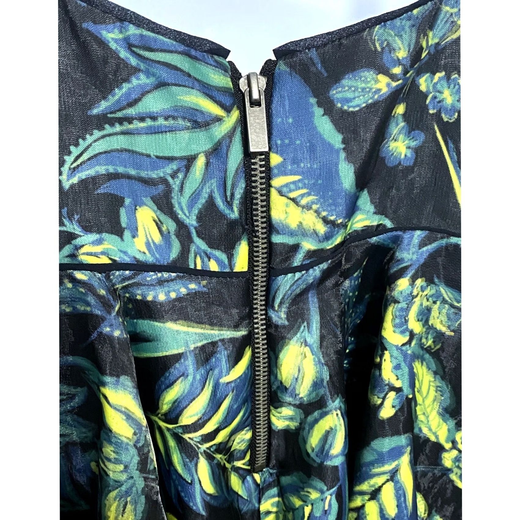 Urban Outfitters UO Silence & Noise Floral Hologram Fit Flare Mini Dress 6 Forest Fairy Boho NWT Dress Size M / US 6-8 / IT 42-44 - 4 Thumbnail