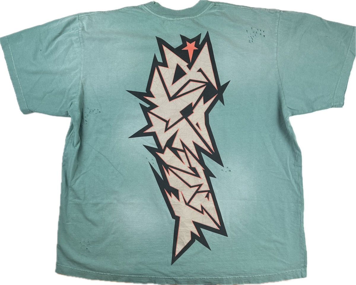 HELLSTAR Hellstar Sample Cracked Print T-shirt 3XL Size US XXL / EU 58 / 5 - 3 Thumbnail