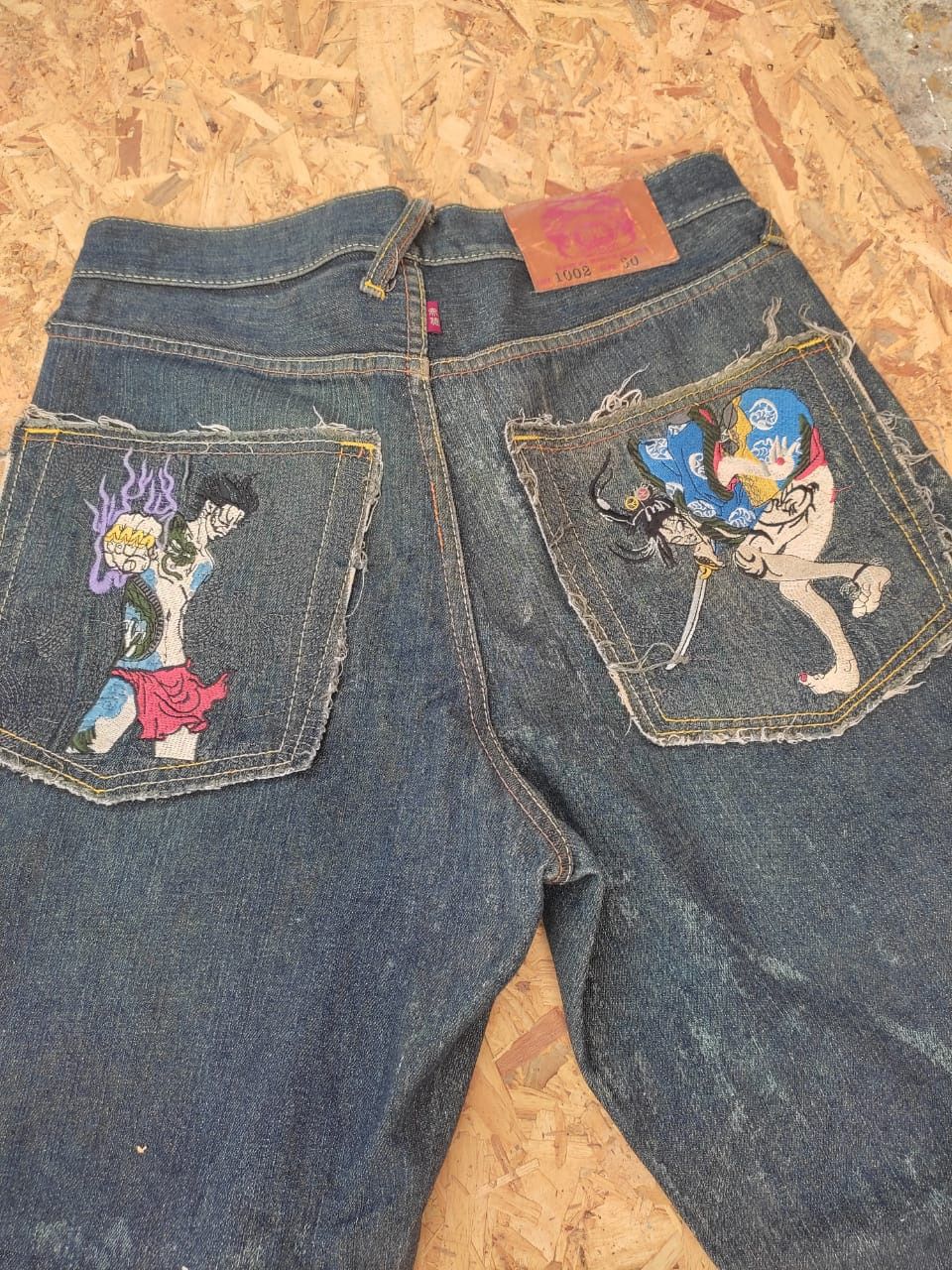 Japanese Brand × Tornado Mart RARE‼️JAPANESE RMC STYLE DISTRESSED JEANS Size US 34 / EU 50 - 8 Thumbnail