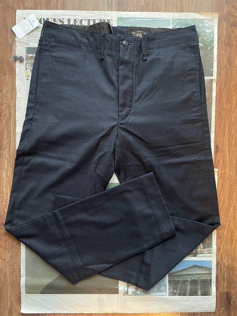 RRL Ralph Lauren RRL Ralph Lauren Old wool blended thin military pants Size US 34 / EU 50 - 1 Thumbnail