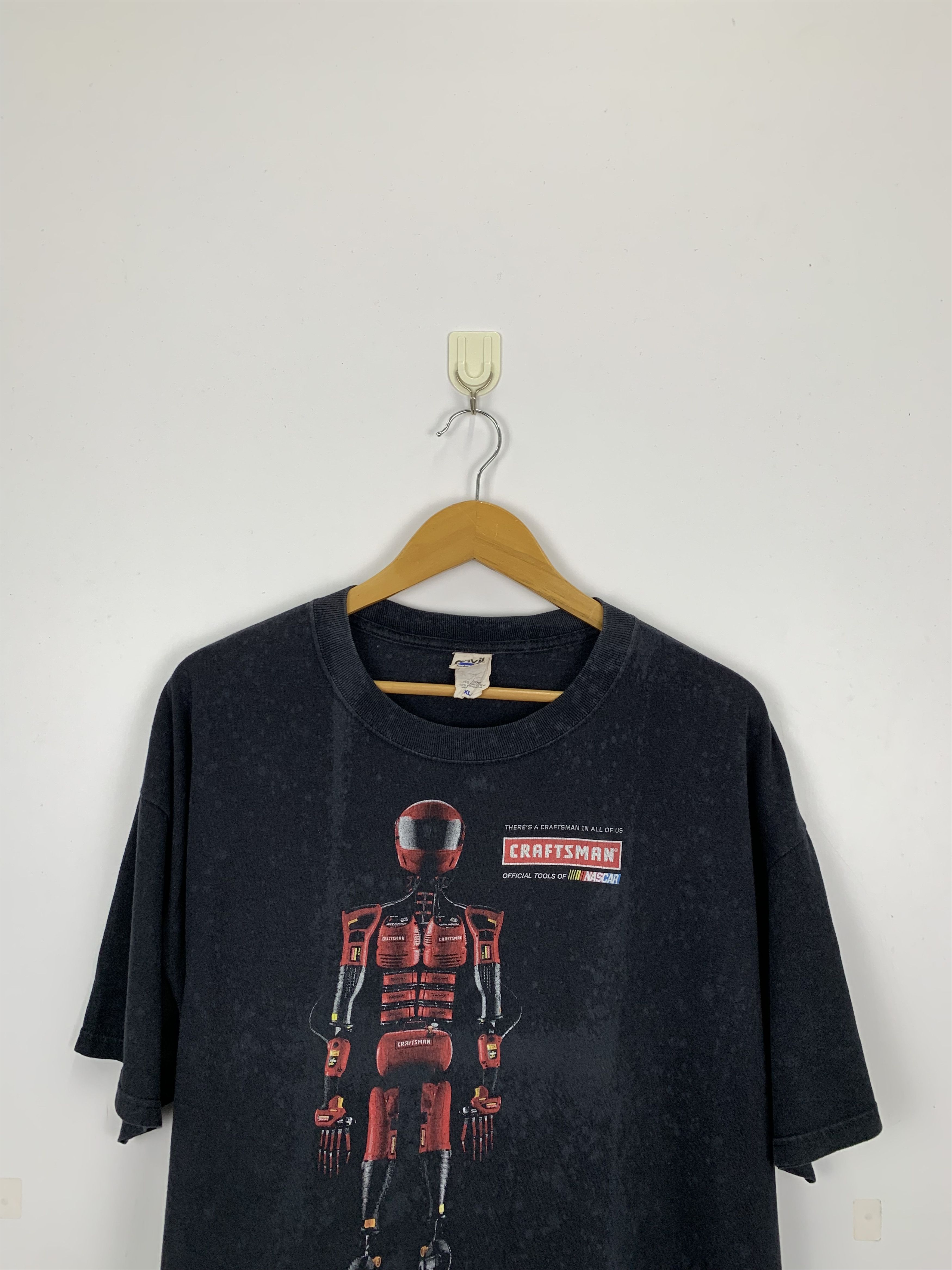 NASCAR Vintage 90s Nascar Craftsman T Shirt TA0167 Size US XL / EU 56 / 4 - 2 Thumbnail