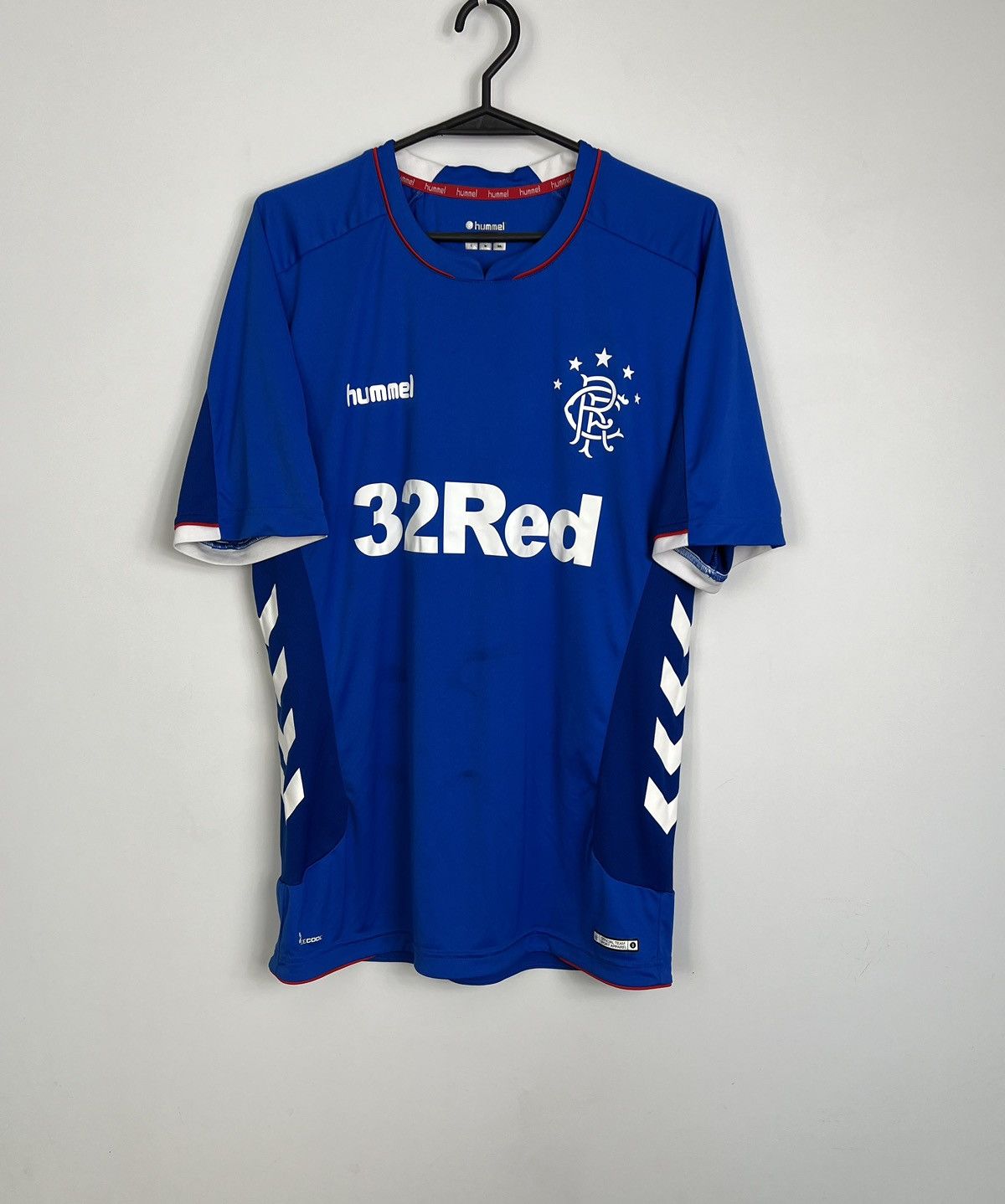 Hummel Hummel Glasgow Rangers 2018/2019 Soccer Jersey Size US M / EU 48-50 / 2 - 1 Thumbnail