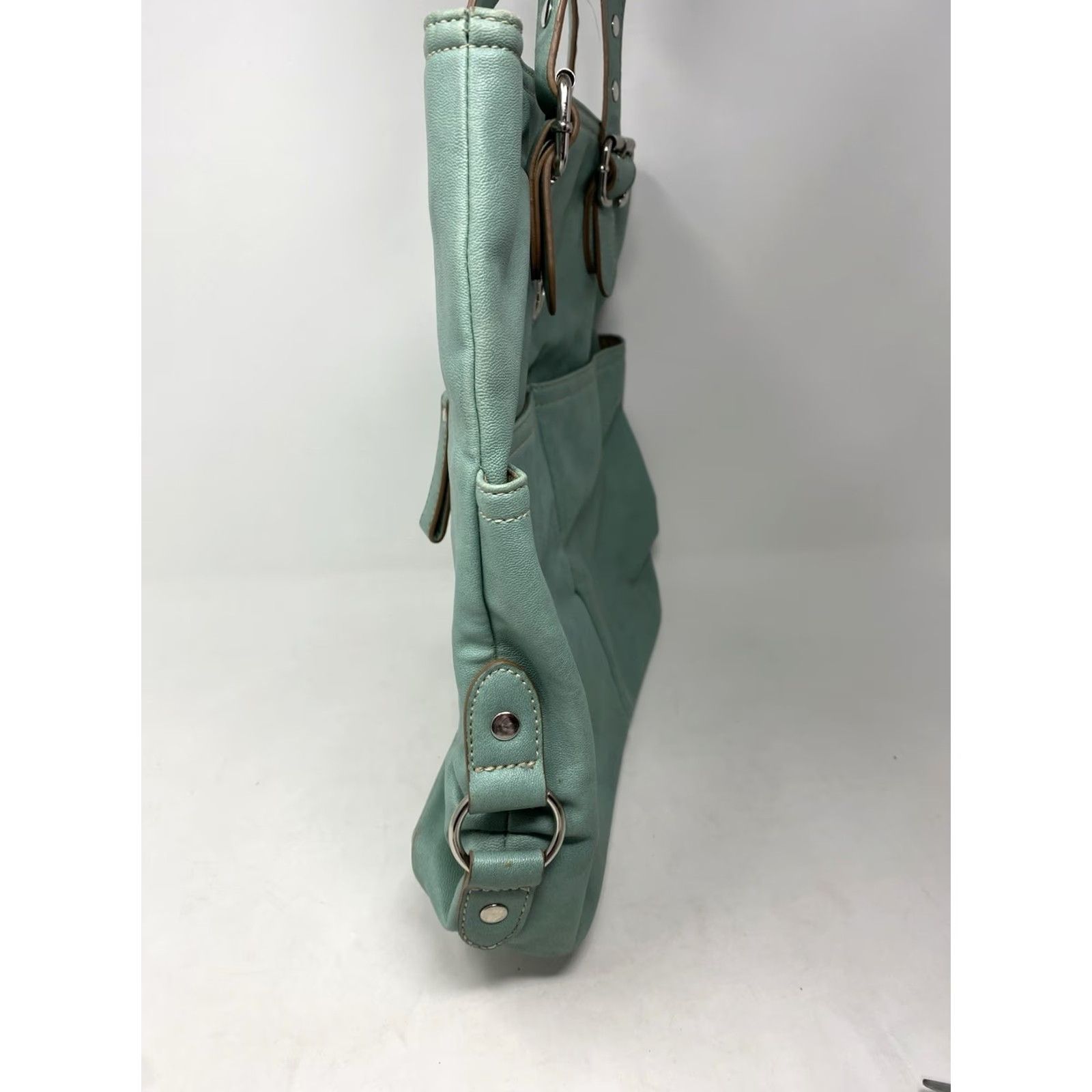 Fossil VINTAGE Fossil Relic Shoulder Handbag Green Vegan Leather Medium Size ONE SIZE - 3 Thumbnail
