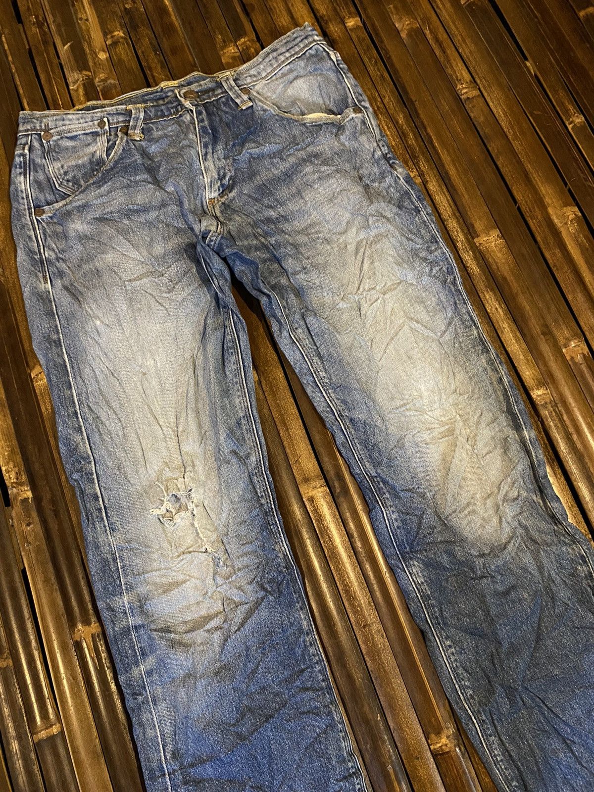 Japanese Brand × Levi's × Vintage LEVIS 513 DENIM PANTS Size US 30 / EU 46 - 2 Thumbnail