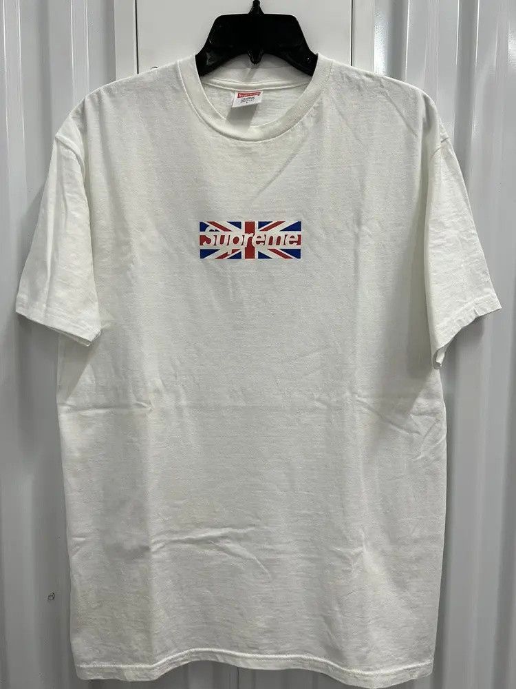 【美中古】supreme  UK（Union Jack） BOX LOGO Supreme UK Union Jack Box Logo Sticker - US