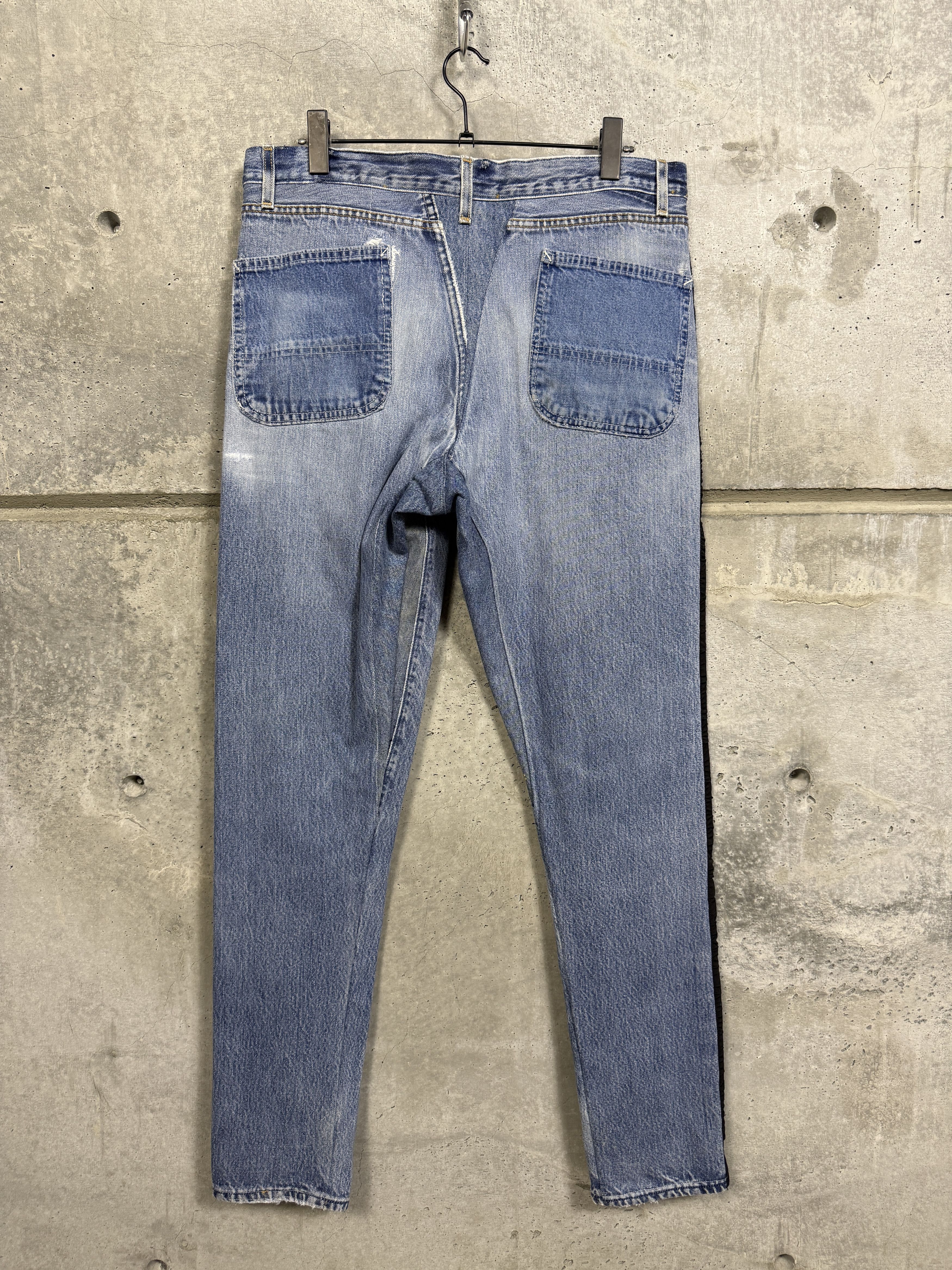 Greg Lauren $1250 Greg Lauren 32 Tux Denim Lounge Pants Size US 32 / EU 48 - 2 Thumbnail