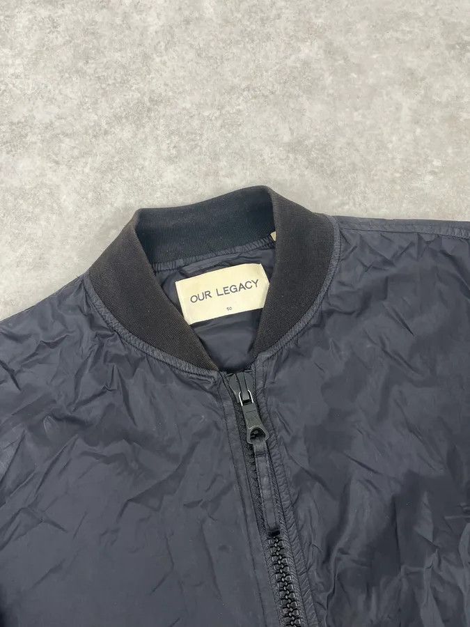 Our Legacy SS2016 Our Legacy Silky Black Bomber Jacket Size US M / EU 48-50 / 2 - 4 Thumbnail