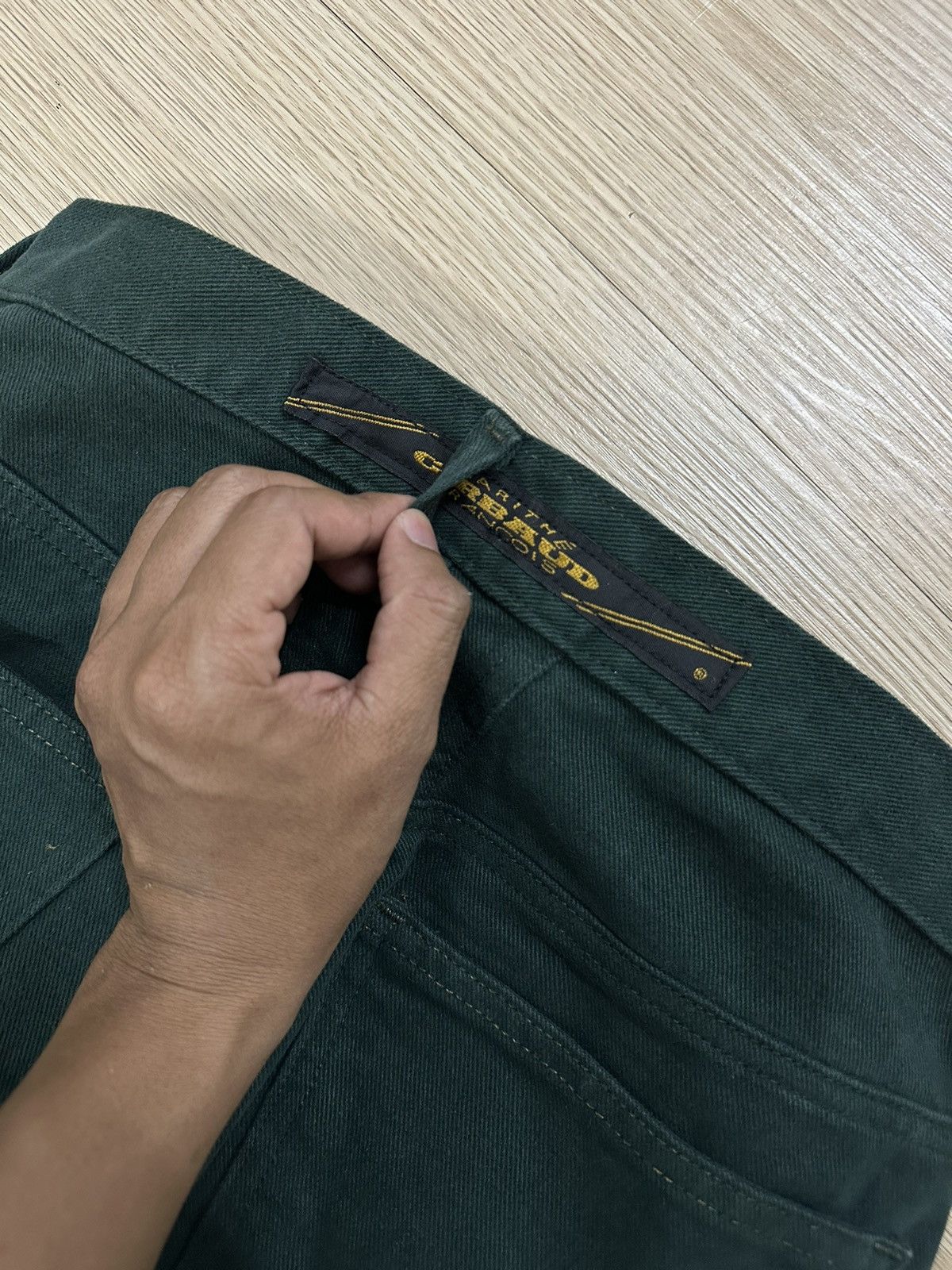 Marithe + Francois Girbaud × Vintage Rare Vintage Marithe Francois Girbaud High Rise Green Jeans Size 26" / US 2 / IT 38 - 11 Thumbnail