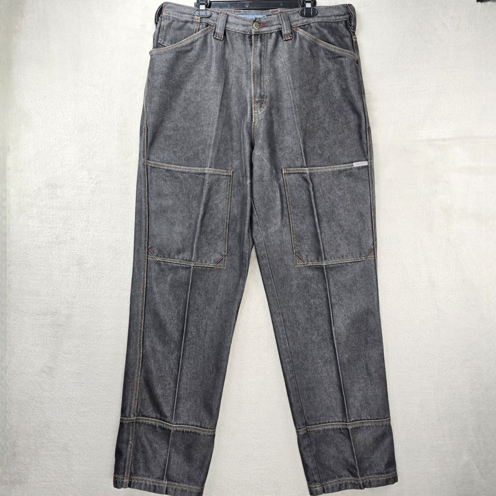 Mecca Vtg Mecca Jeans Mens 38 (Fits36x33) Baggy Chore Pocket Y2K Size US 36 / EU 52 - 1 Thumbnail