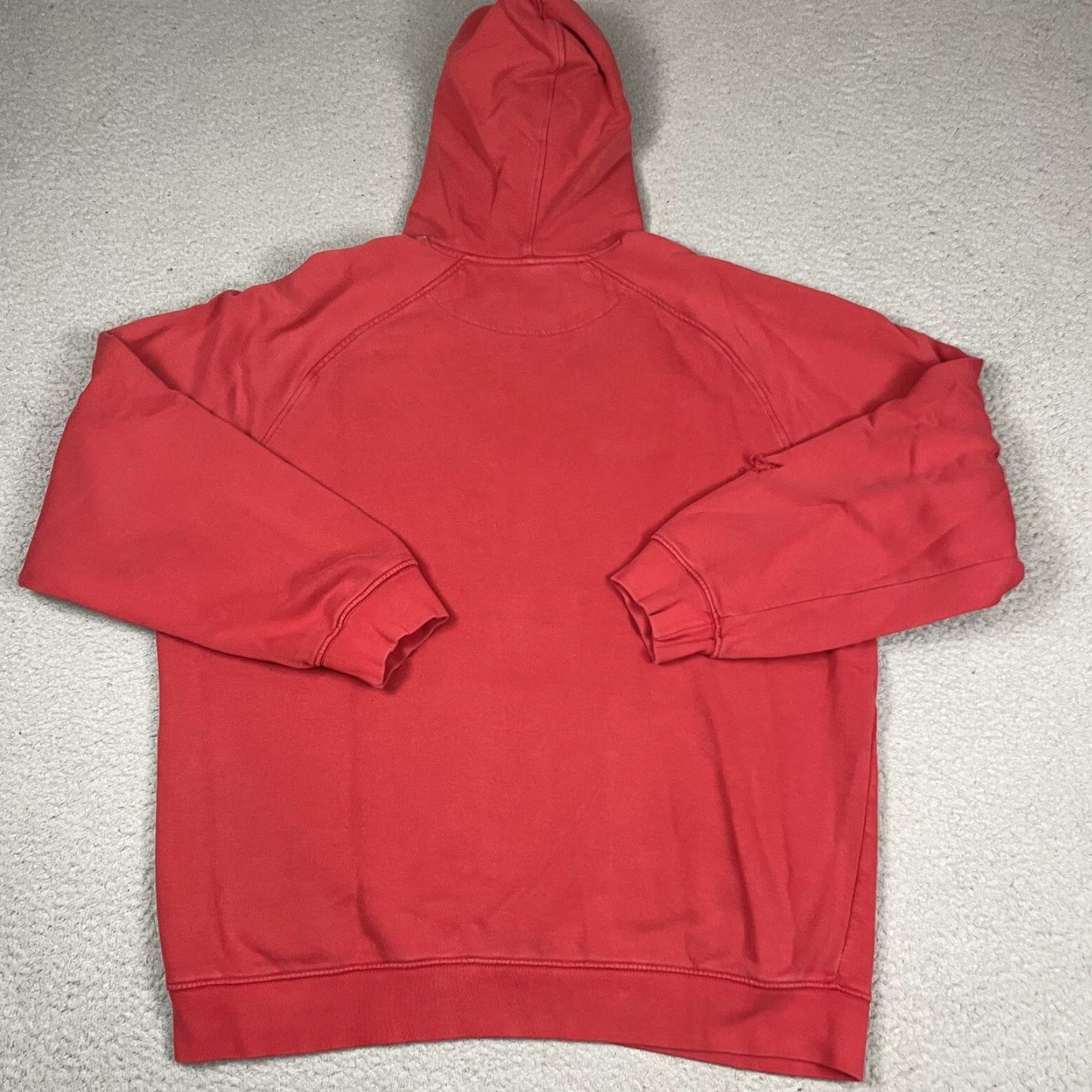 Nike VINTAGE Nike Sweatshirt Hoodie XL Red Swoosh Distressed Check Y2K Rare Vtg Logo Size US XL / EU 56 / 4 - 5 Thumbnail