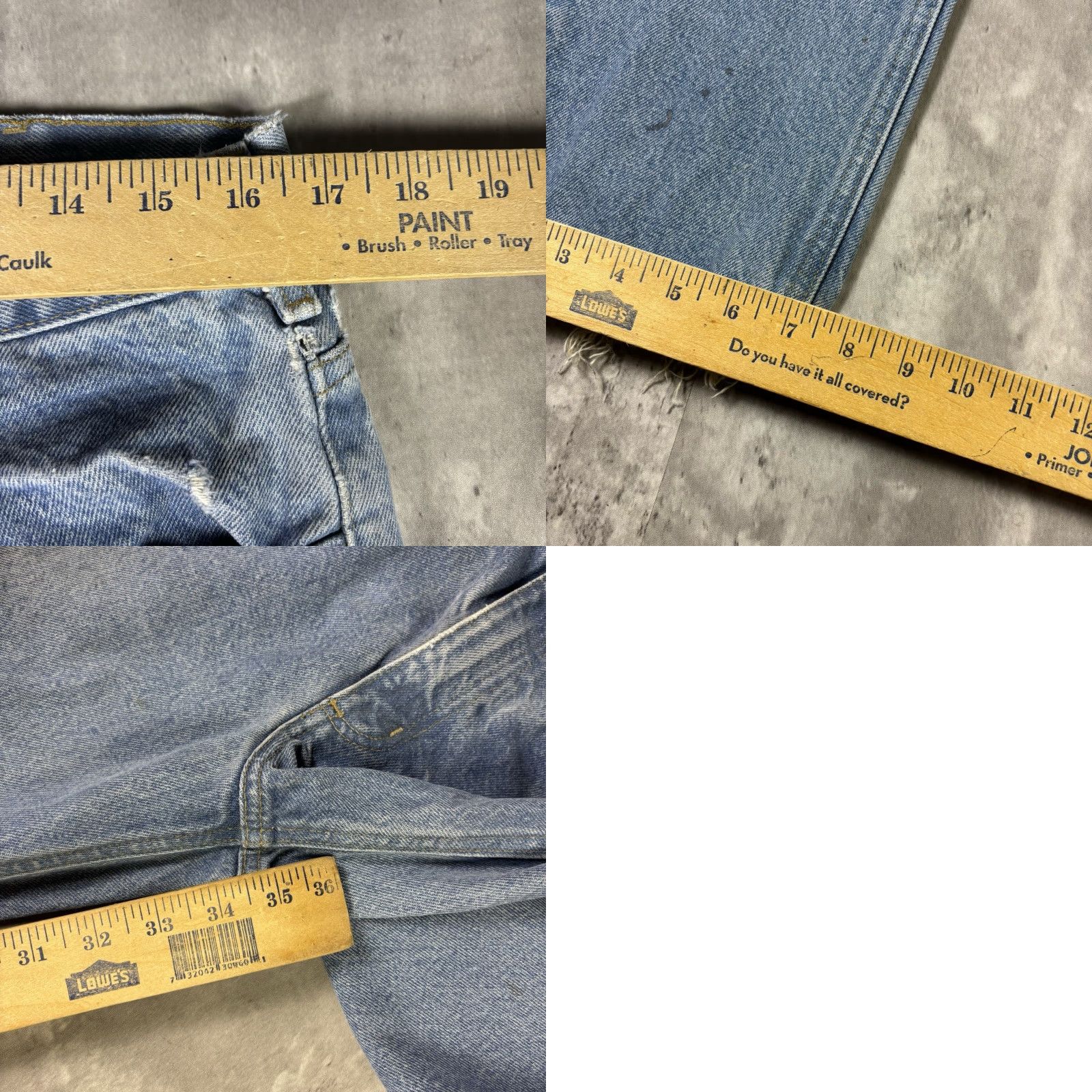 Carhartt VINTAGE Carhartt Jeans Light Blue Wash Straight Leg 34x36 Men Denim USA 90s Cotton Relaxed Regular Inseam 36" B18 STW Size US 34 / EU 50 - 9 Thumbnail