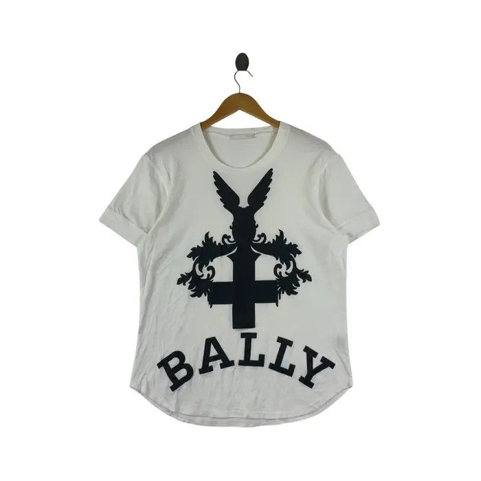 Bally BALLY INTERNATIONAL CROSS Logo Made In Italy Tee Shirt Size M / US 6-8 / IT 42-44 - 1 Thumbnail