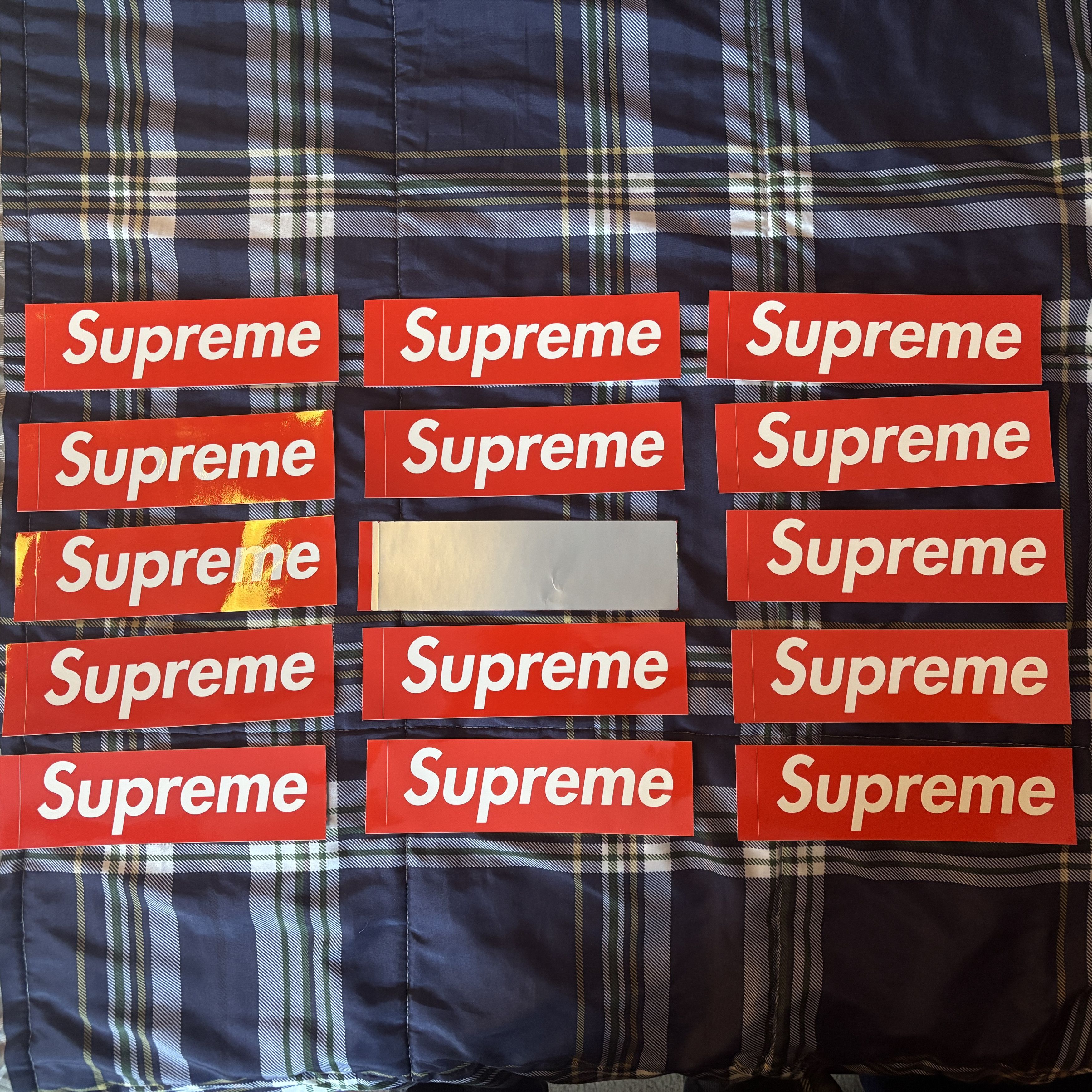 Supreme Supreme Box Logo Sticker Bundle (15 stickers) | Grailed
