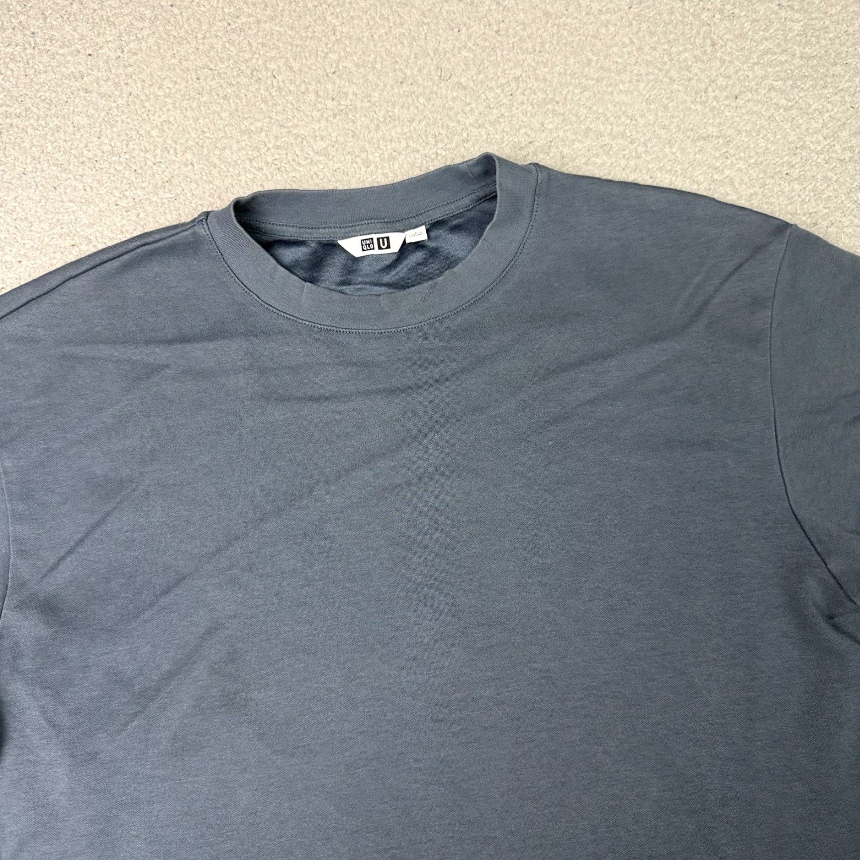 Uniqlo Uniqlo Shirt Mens S Blue U AIRism Oversized Casual Short Sleeve Essential T-Shirt Shirt City Colorful Outdoor Womens Men not applicable Size US S / EU 44-46 / 1 - 2 Thumbnail