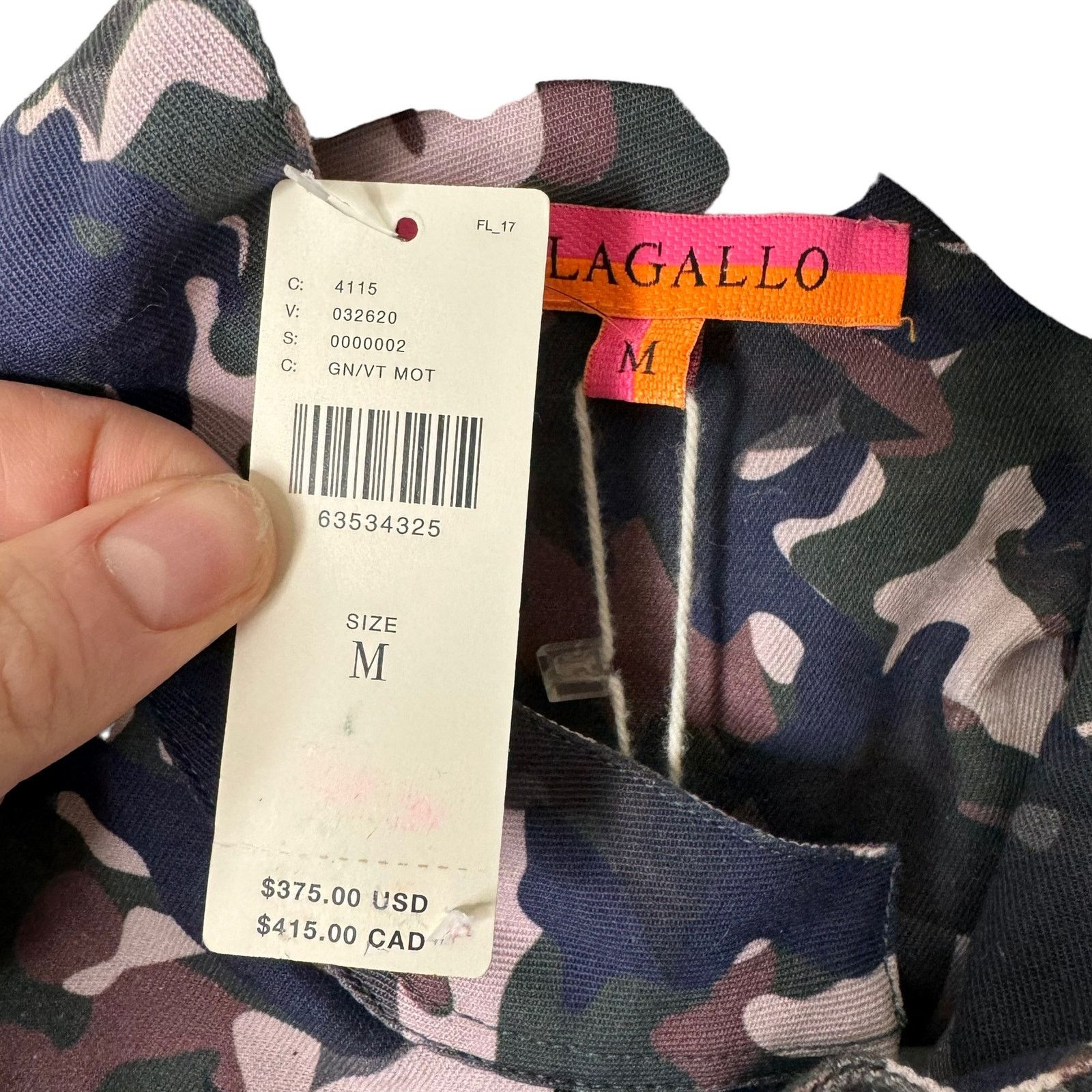 Vilagallo Vilagallo Oversized Embroidered Camo Sequin Jacket Size M / US 6-8 / IT 42-44 - 10 Thumbnail