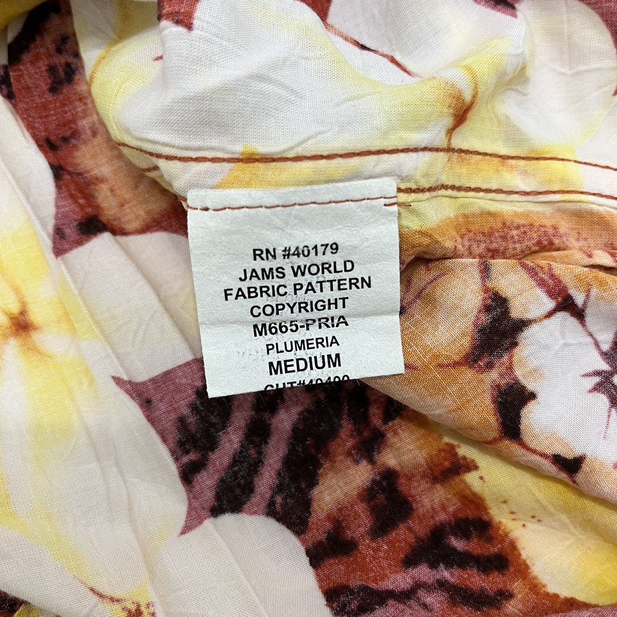 Jams World 80s Rare Vintage Jams World Hawaiian Button Up Floral Shirt Size US M / EU 48-50 / 2 - 10 Thumbnail