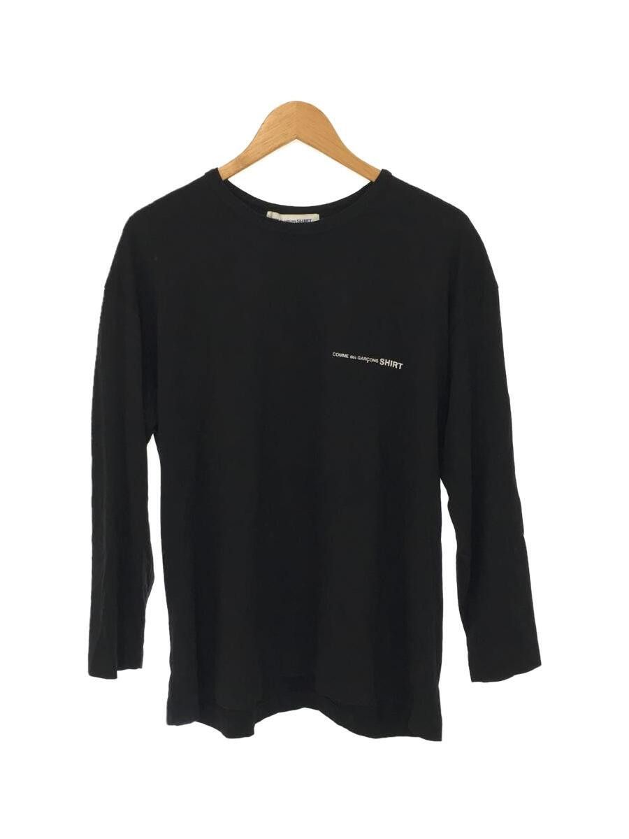 T-Shirts Long sleeve Cotton Crew Neck Pullover Black