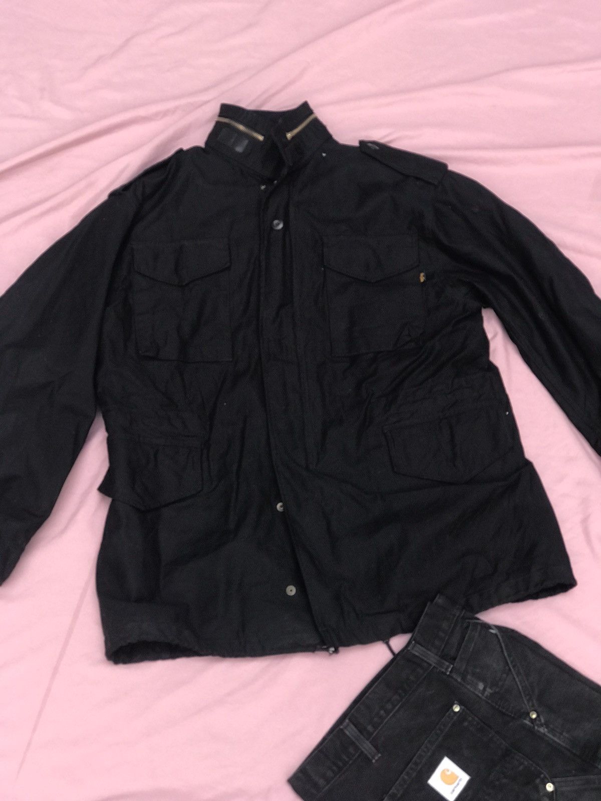 Alpha Industries ALPHA INDUSTRIES M65 full deep black modern repro parka Size US L / EU 52-54 / 3 - 6 Thumbnail
