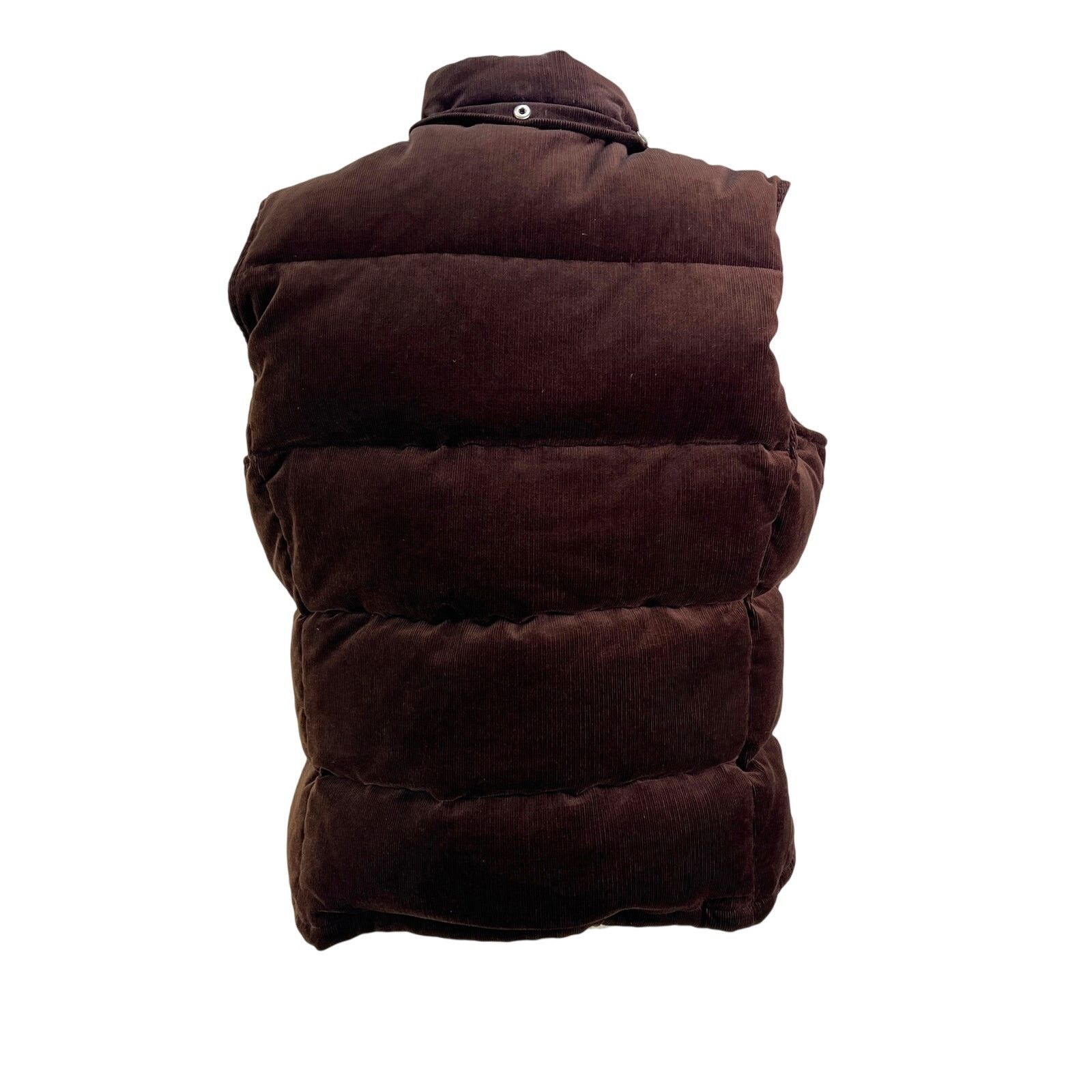 Gap Vintage Y2K GAP Corduroy Down Puffer Vest Brown Size XL / US 12-14 / IT 48-50 - 10 Thumbnail