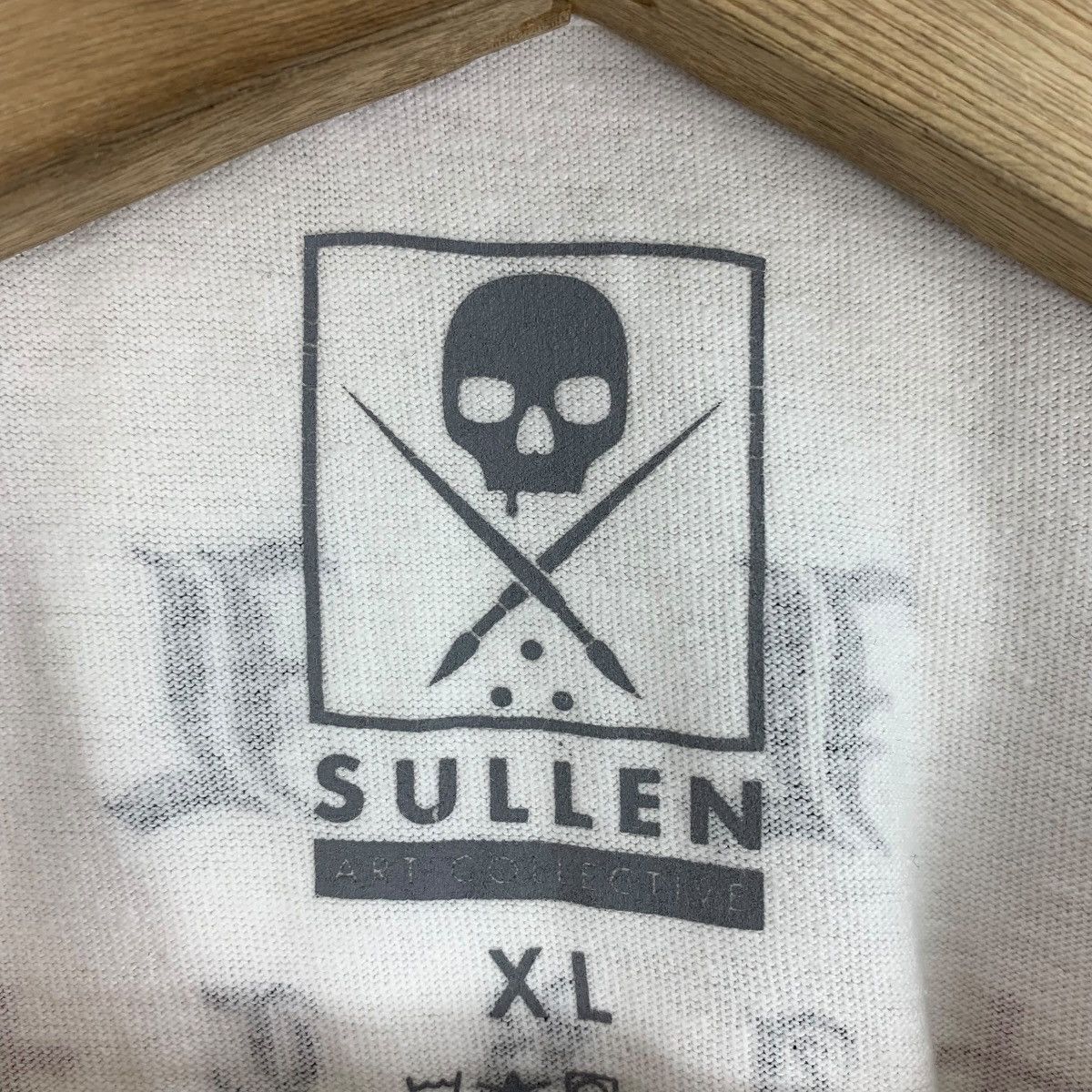 Vintage SULLEN ART collective skull printed tee shirt Size US XL / EU 56 / 4 - 3 Thumbnail