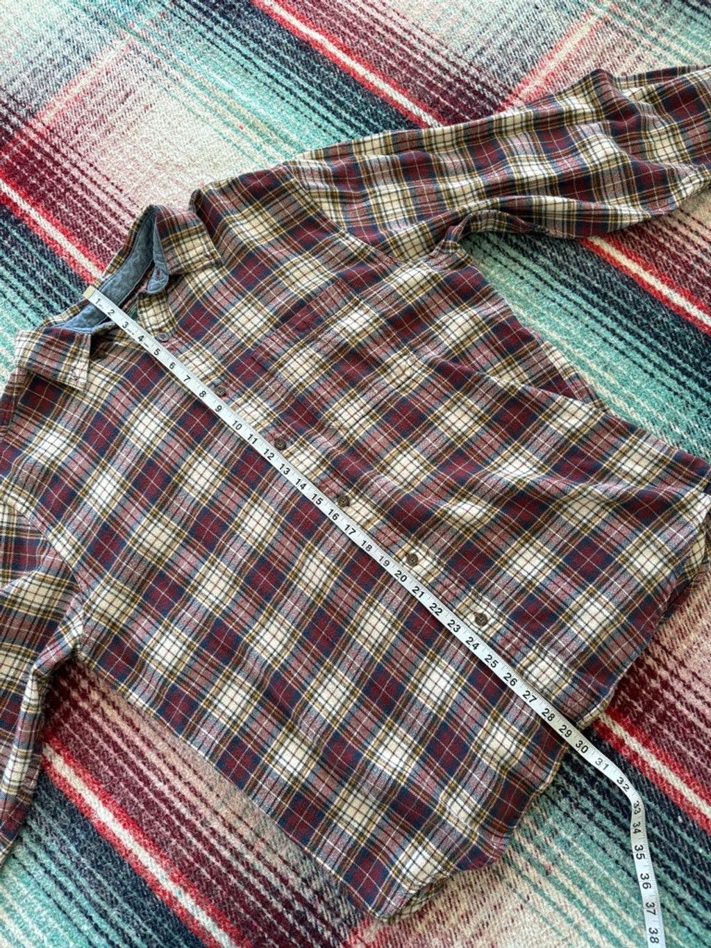 Woolrich Woolen Mills Men's Woolrich Plaid Casual Button Down Shirt L Red Blue Size US L / EU 52-54 / 3 - 7 Thumbnail