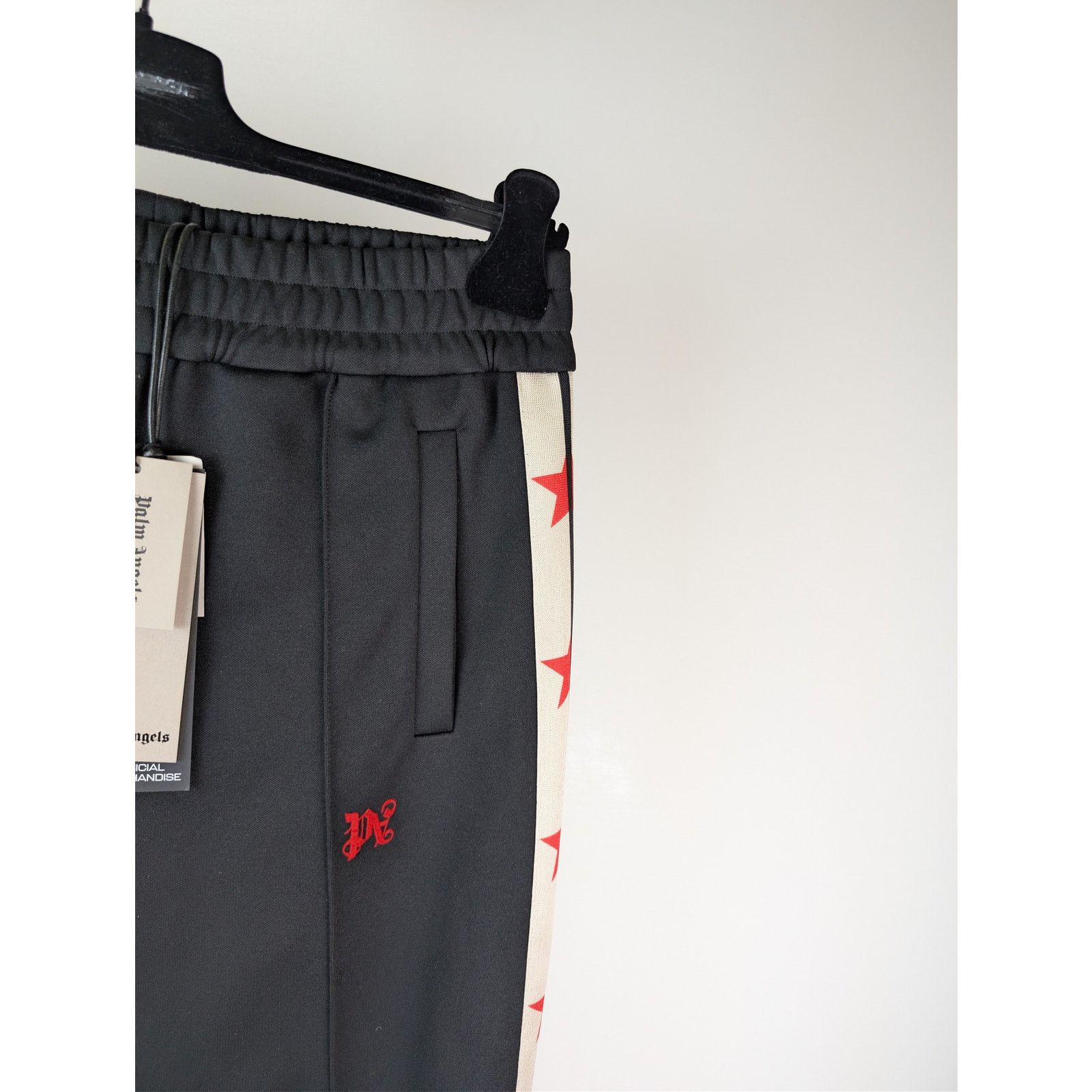 Palm Angels o1rshd1 Track Pant in Black / Red Size US 34 / EU 50 - 5 Thumbnail