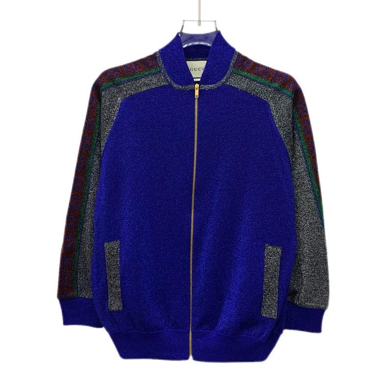 Gucci Gucci Color Block Wool Zip Jacket - dmc Size US XXS / EU 40 - 1 Thumbnail