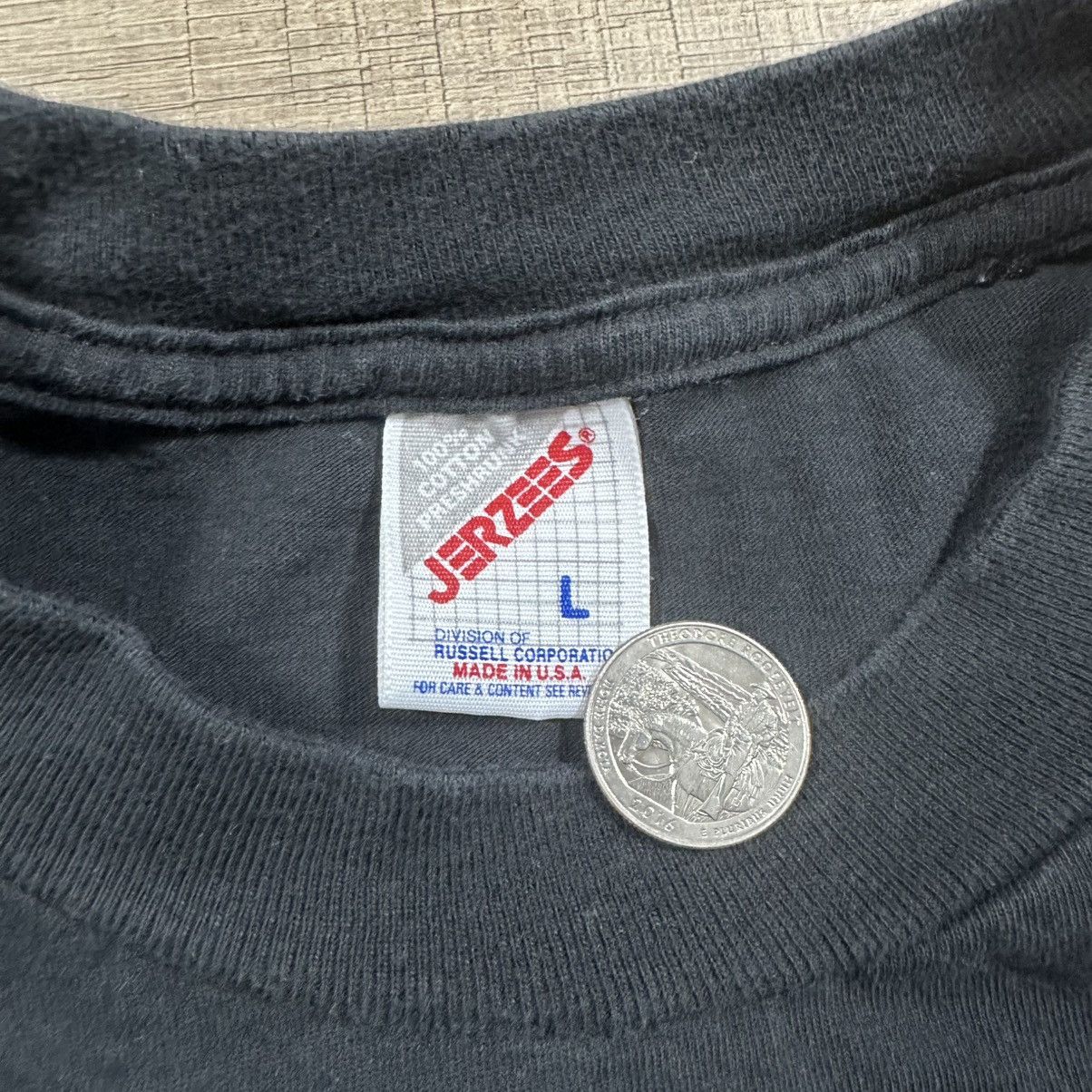 Jerzees Vintage 90s Jerzees Seattle Biker Graphic Tee Size US L / EU 52-54 / 3 - 7 Thumbnail
