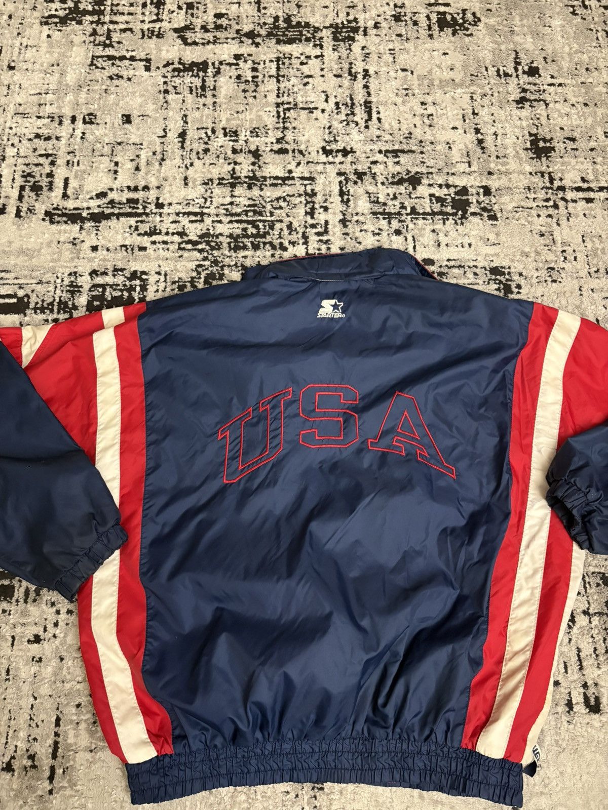 Vintage 90s Vintage Olympics Starter Jacket Size US L / EU 52-54 / 3 - 2 Thumbnail
