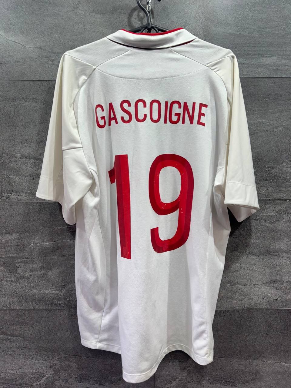 Umbro GASCOIGNE #19 ENGLAND Euro 2012 Home shirt Jersey UMBRO Size US XL / EU 56 / 4 - 1 Thumbnail
